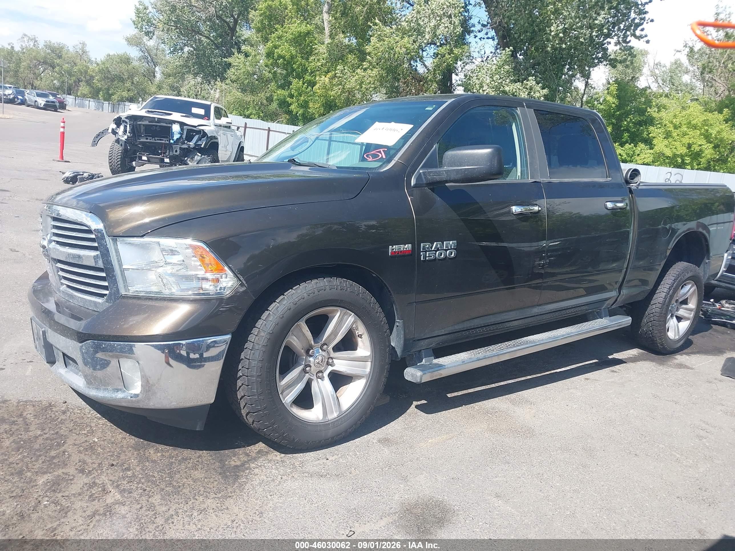 2014 Ram 1500 Big Horn Brown vin: 1C6RR7TT2ES254145