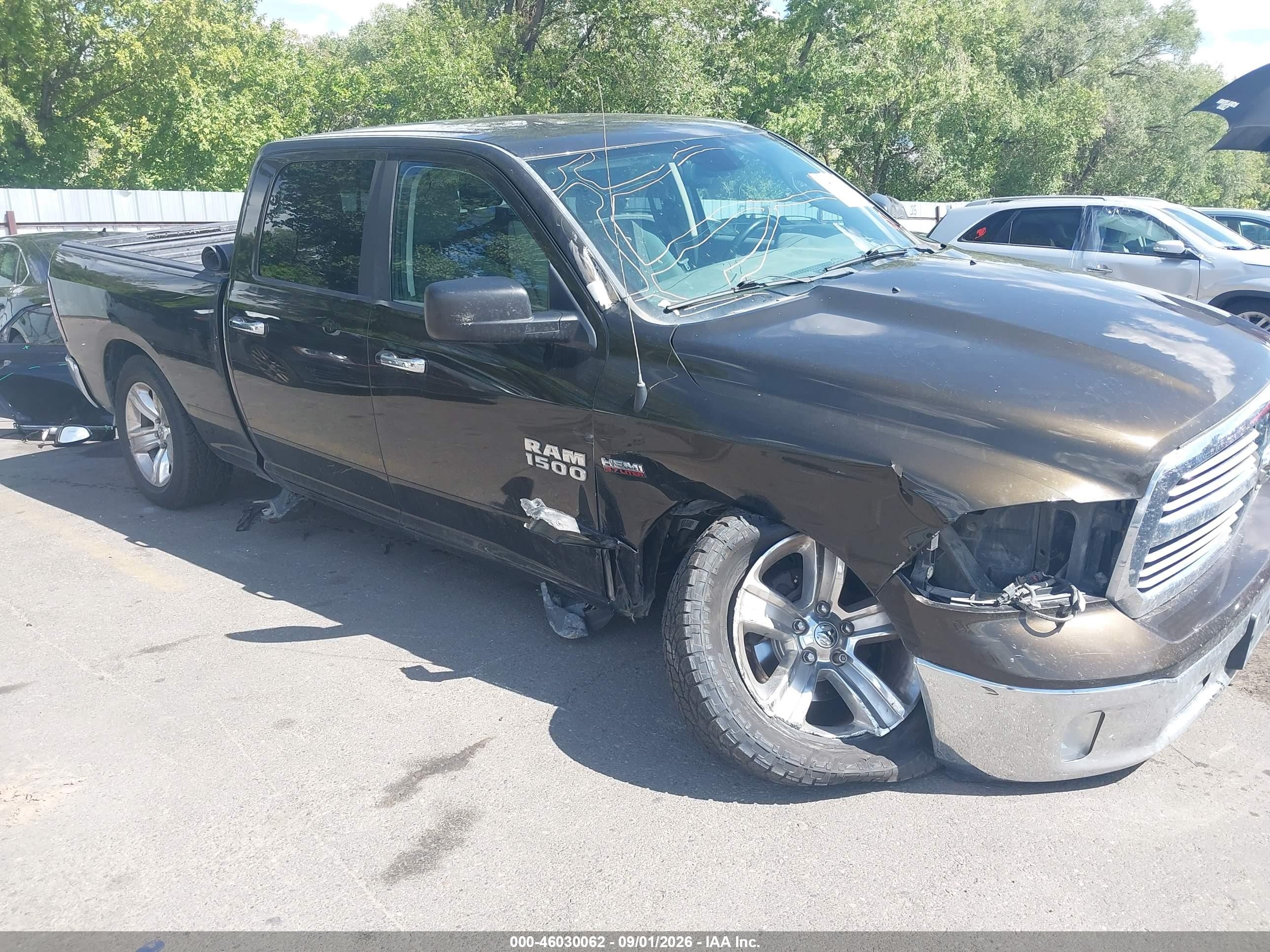 2014 Ram 1500 Big Horn Brown vin: 1C6RR7TT2ES254145