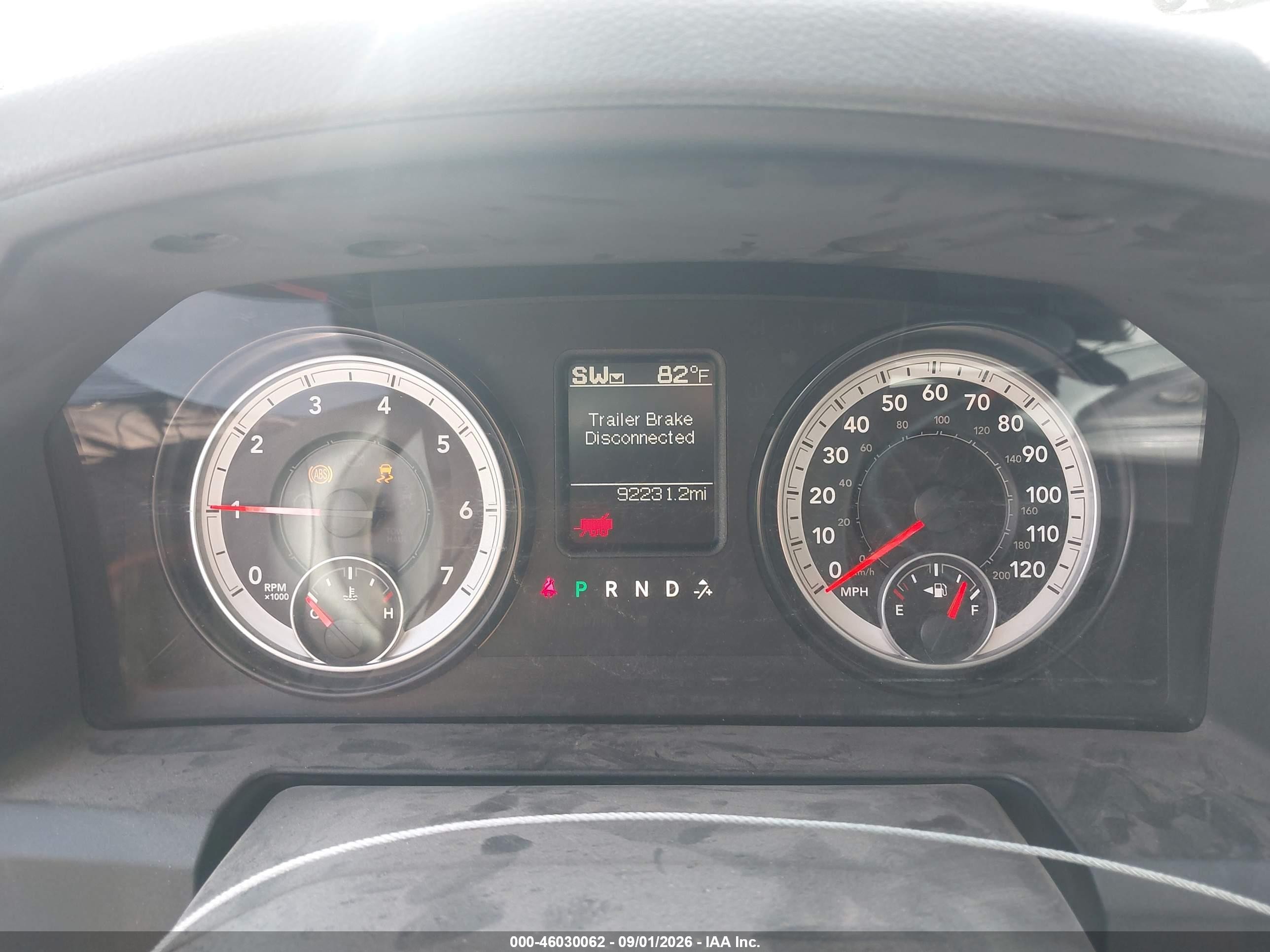 2014 Ram 1500 Big Horn Brown vin: 1C6RR7TT2ES254145