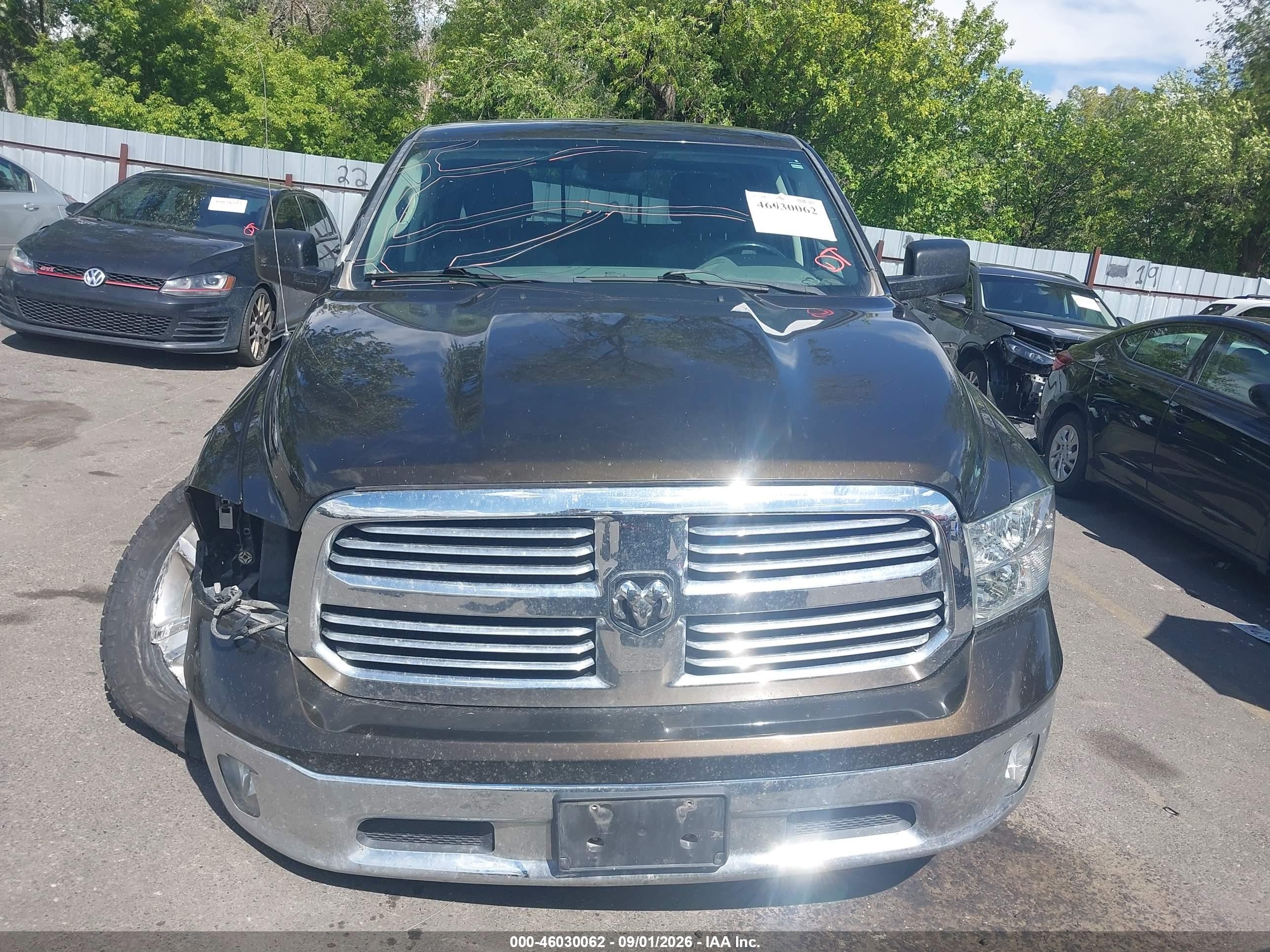 2014 Ram 1500 Big Horn Brown vin: 1C6RR7TT2ES254145