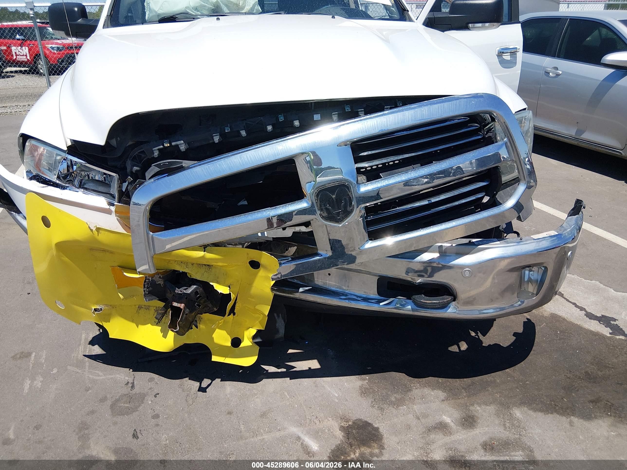 2014 Ram 1500 Big Horn White vin: 1C6RR7TT2ES369859