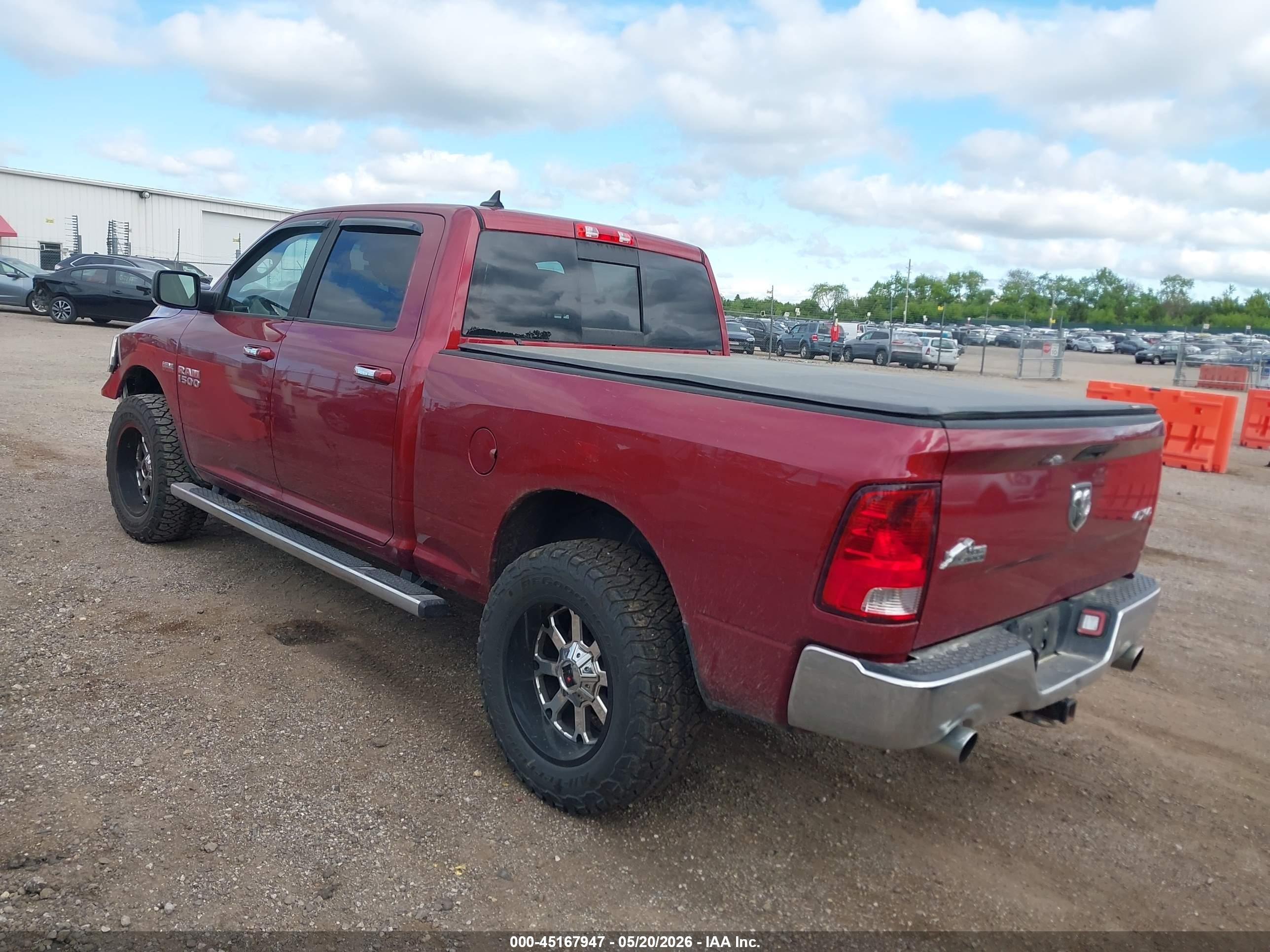 2014 Ram 1500 Big Horn Red vin: 1C6RR7TT3ES222546