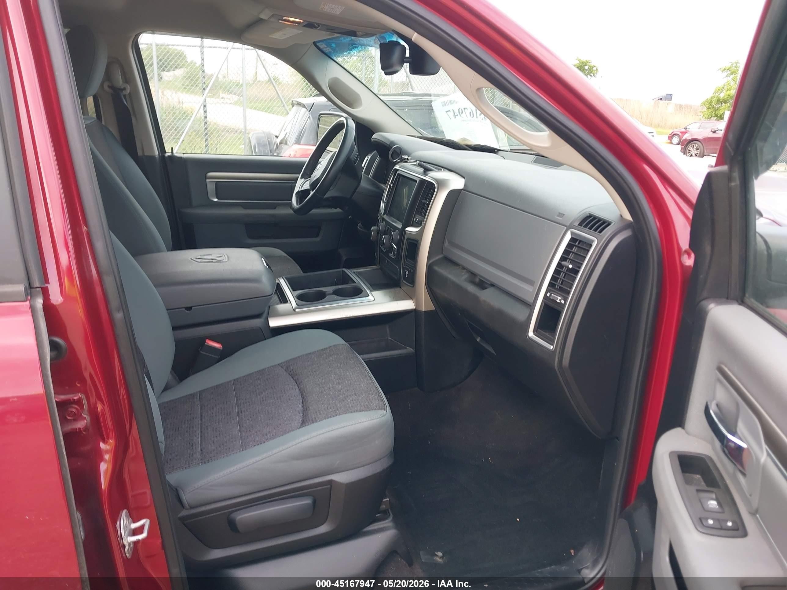 2014 Ram 1500 Big Horn Red vin: 1C6RR7TT3ES222546