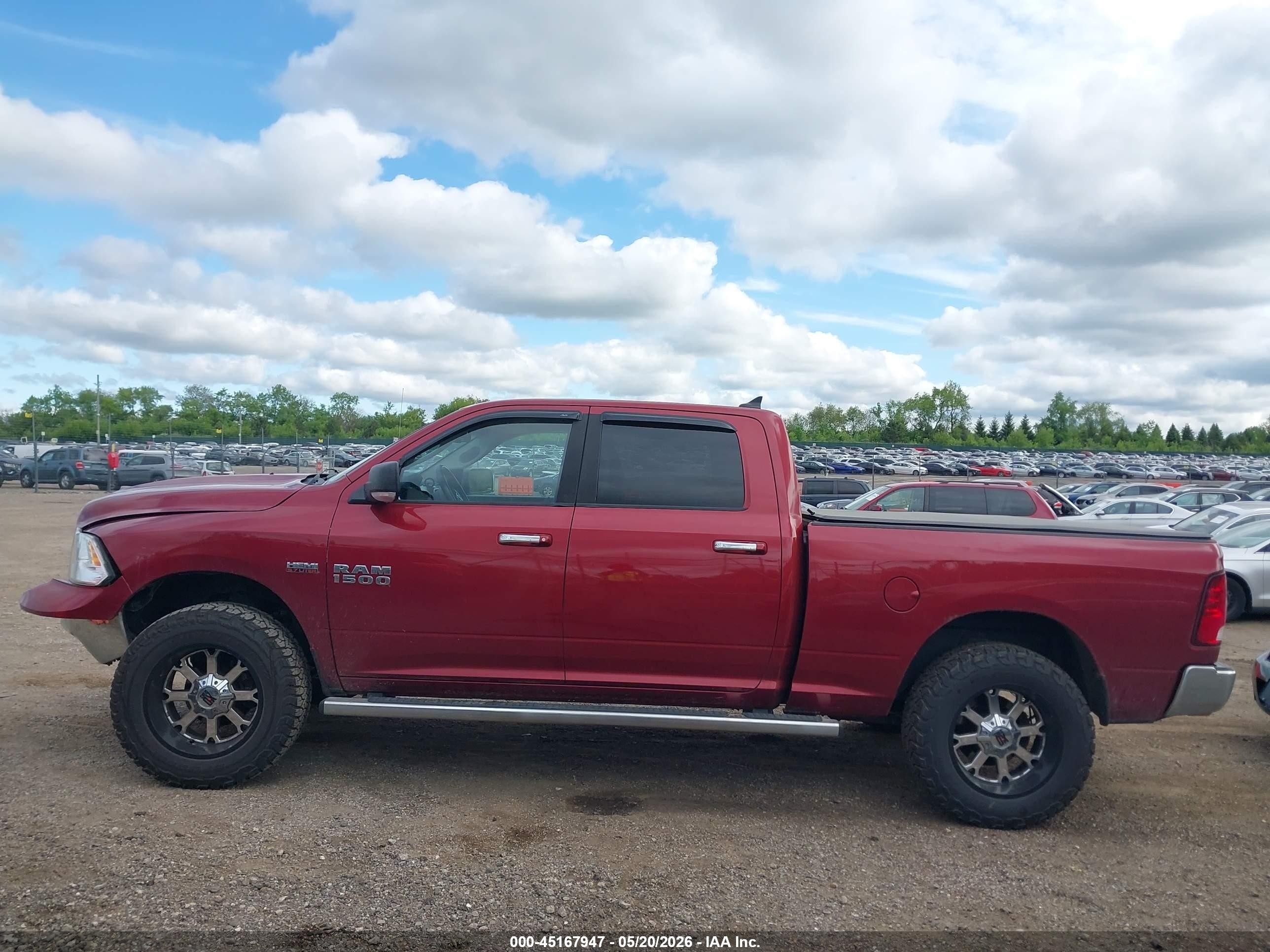 2014 Ram 1500 Big Horn Red vin: 1C6RR7TT3ES222546