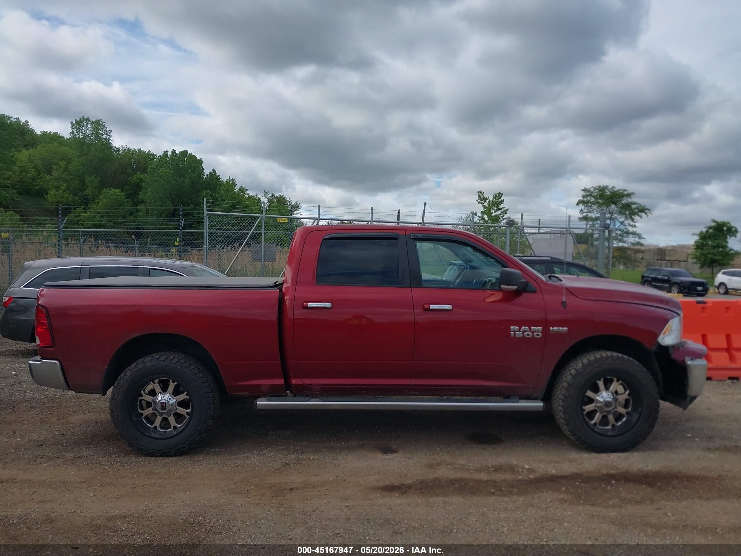 2014 Ram 1500 Big Horn Red vin: 1C6RR7TT3ES222546