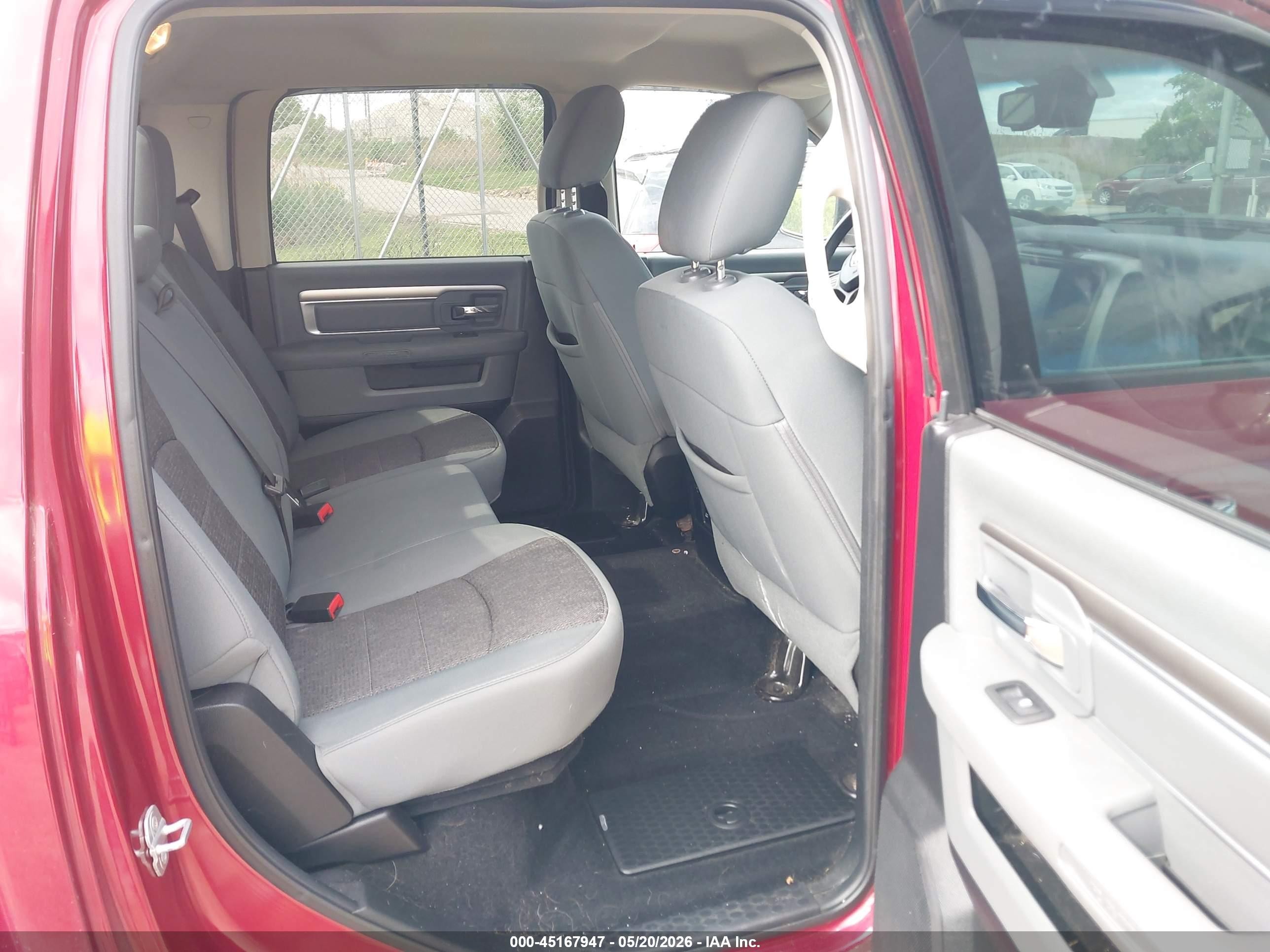 2014 Ram 1500 Big Horn Red vin: 1C6RR7TT3ES222546