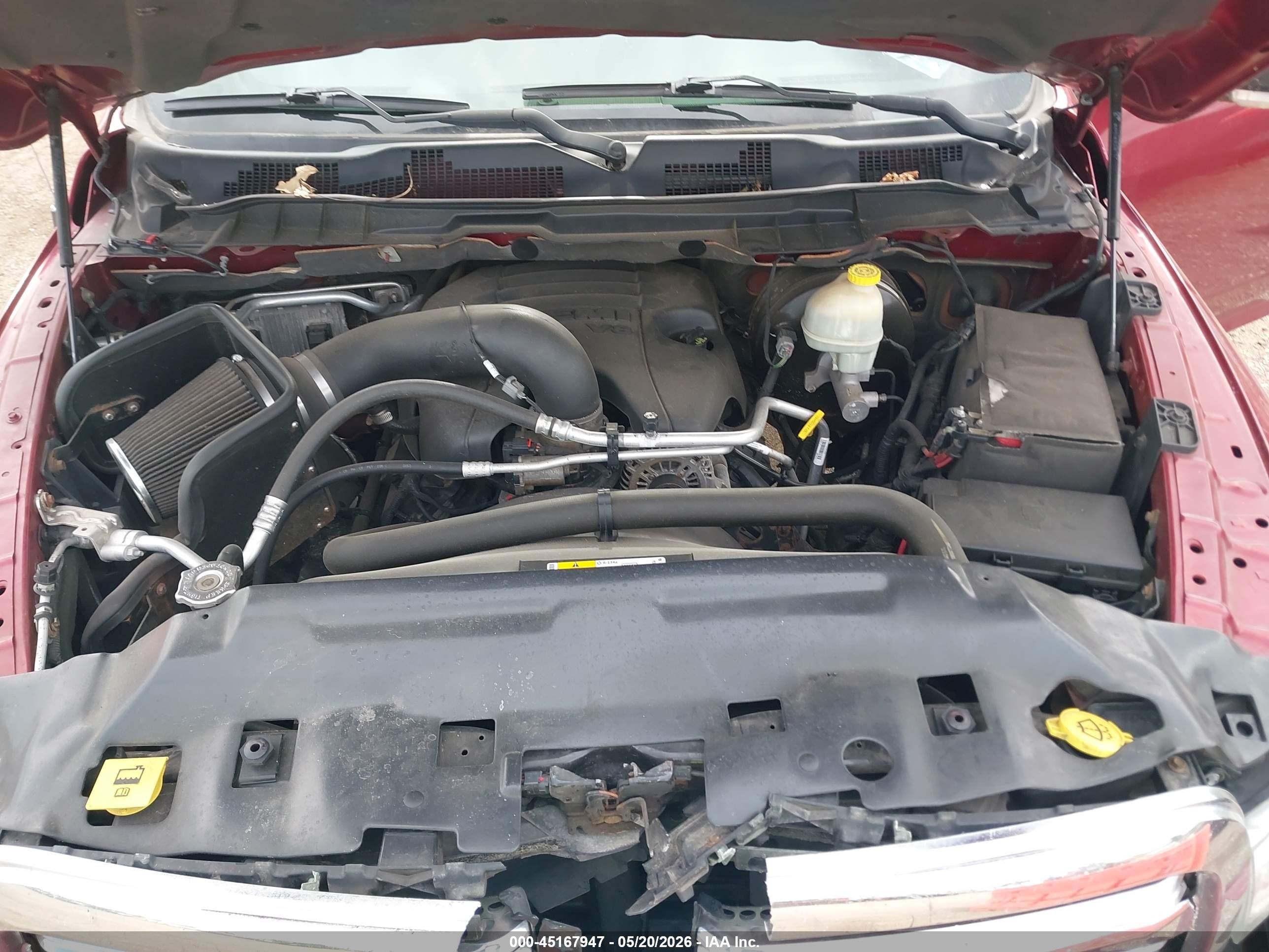 2014 Ram 1500 Big Horn Red vin: 1C6RR7TT3ES222546