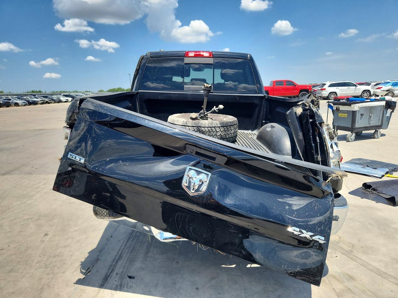 2020 Ram 1500 Classic Slt Black vin: 1C6RR7TT3LS112089