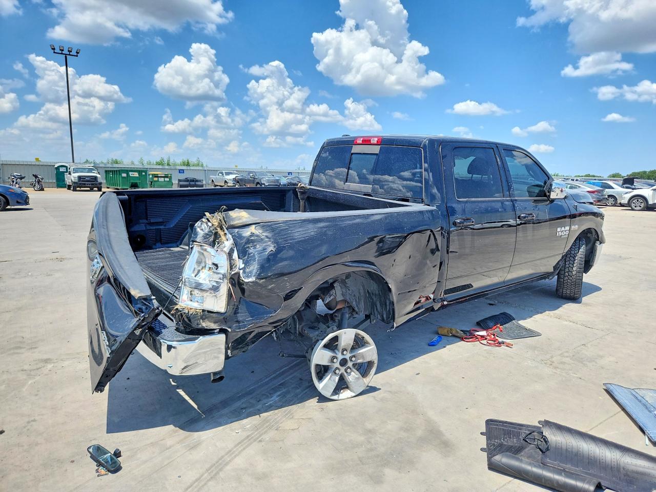 2020 Ram 1500 Classic Slt Black vin: 1C6RR7TT3LS112089