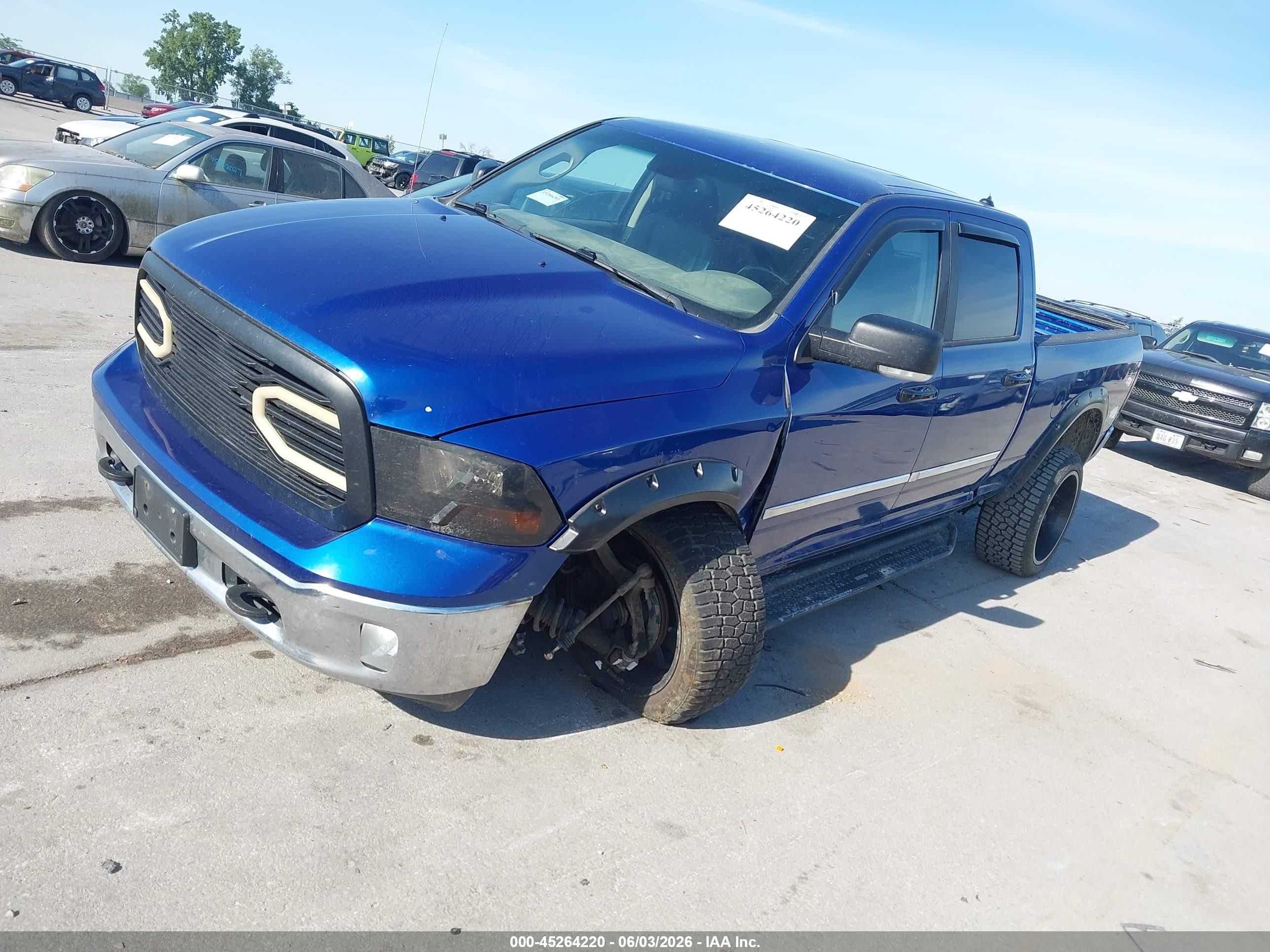 2014 Ram 1500 Big Horn Blue vin: 1C6RR7TT4ES309226