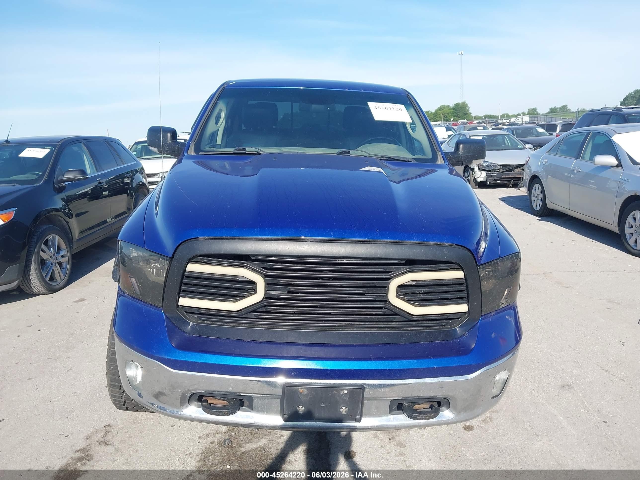2014 Ram 1500 Big Horn Blue vin: 1C6RR7TT4ES309226