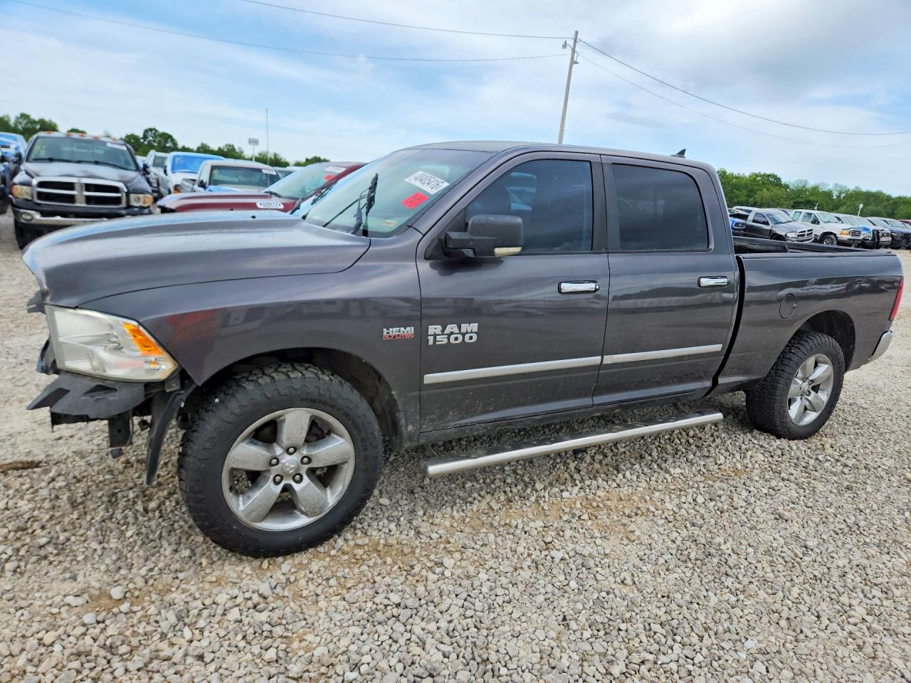 2015 Ram 1500 Slt Charcoal vin: 1C6RR7TT4FS584810