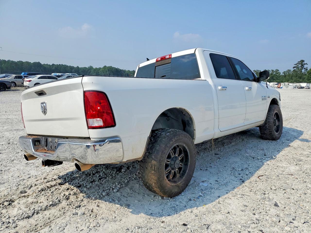 2015 Ram 1500 Slt White vin: 1C6RR7TT4FS784277