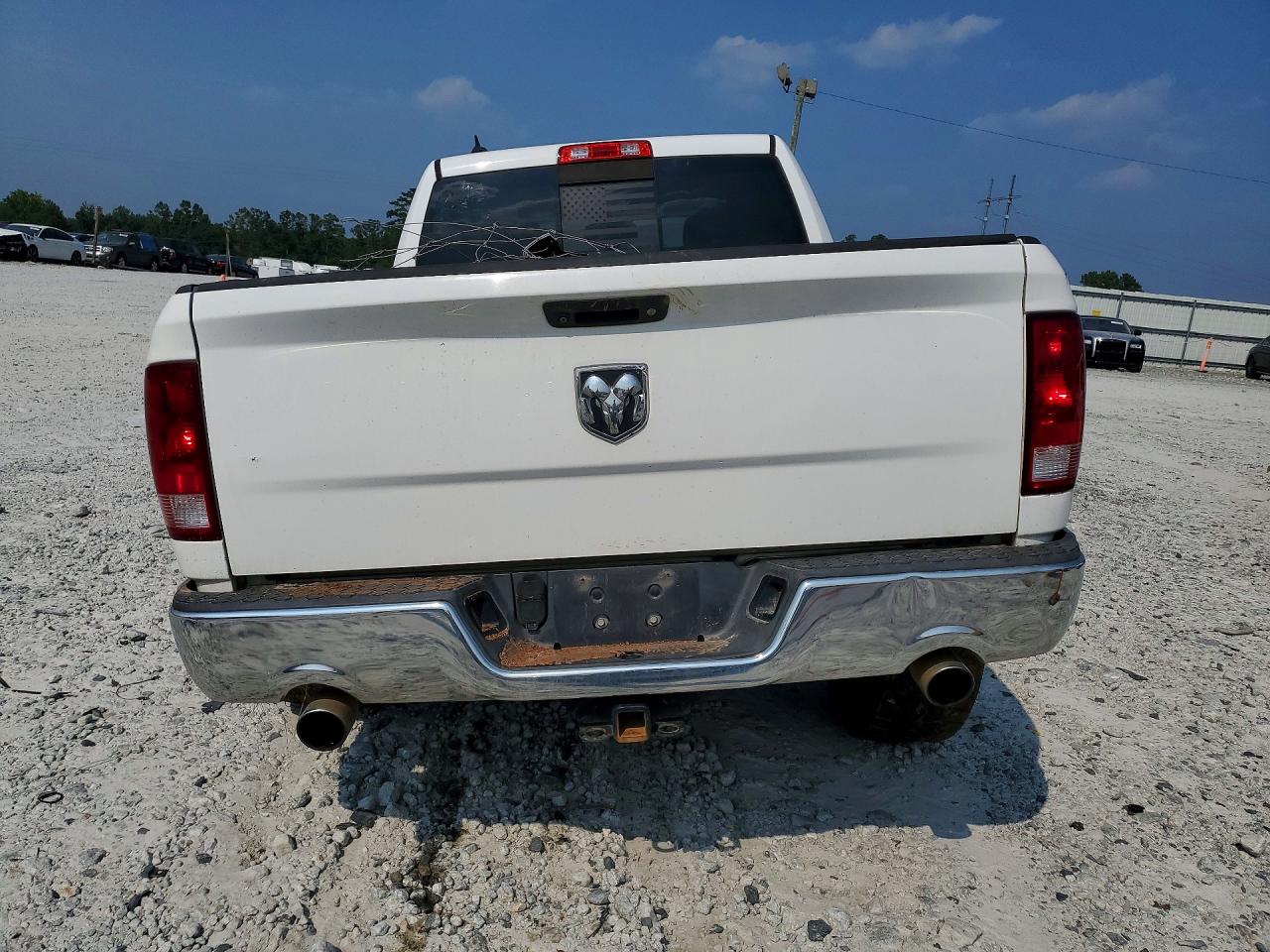 2015 Ram 1500 Slt White vin: 1C6RR7TT4FS784277