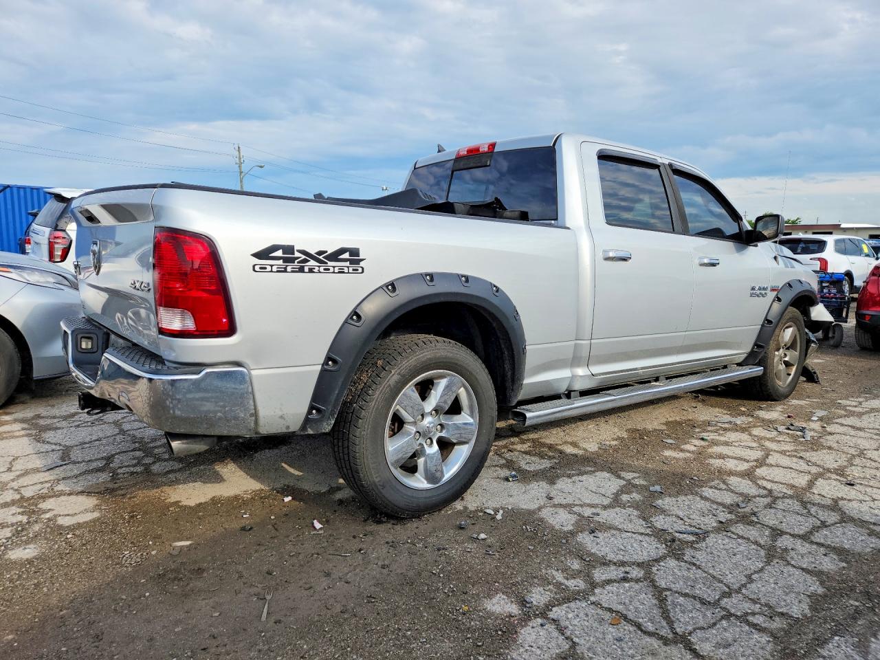 2014 Ram 1500 Slt Silver vin: 1C6RR7TT6ES260739
