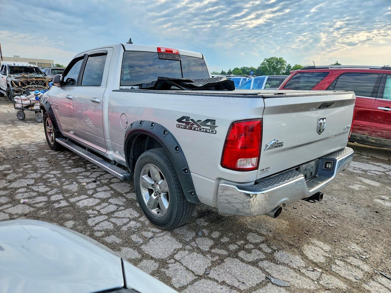 2014 Ram 1500 Slt Silver vin: 1C6RR7TT6ES260739