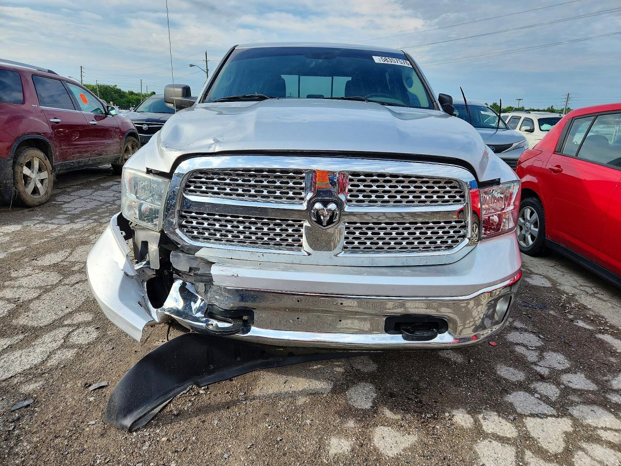 2014 Ram 1500 Slt Silver vin: 1C6RR7TT6ES260739