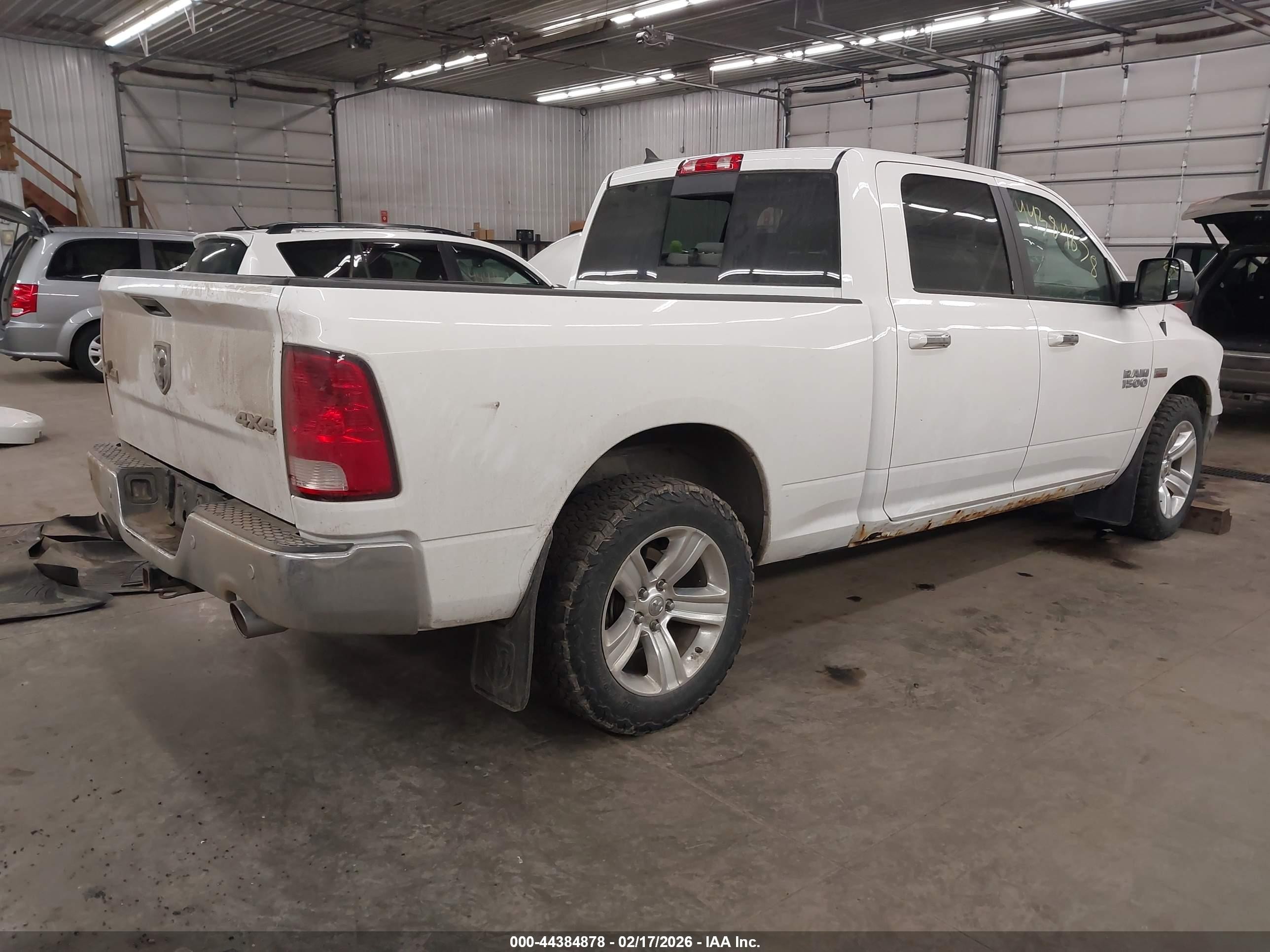2014 Ram 1500 Big Horn Белый vin: 1C6RR7TT6ES265987