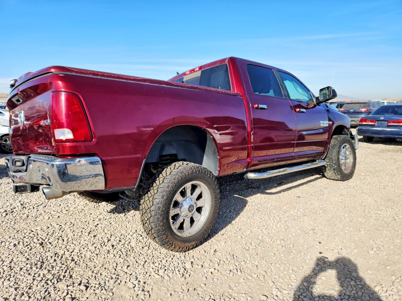 2018 Ram 1500 Slt Бордовый vin: 1C6RR7TT6JS152454