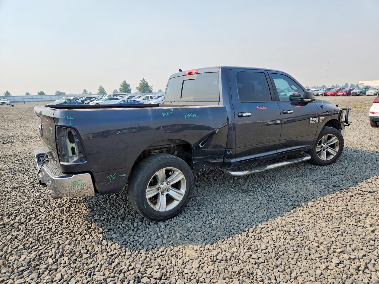 2014 Ram 1500 Slt Black vin: 1C6RR7TT8ES471411