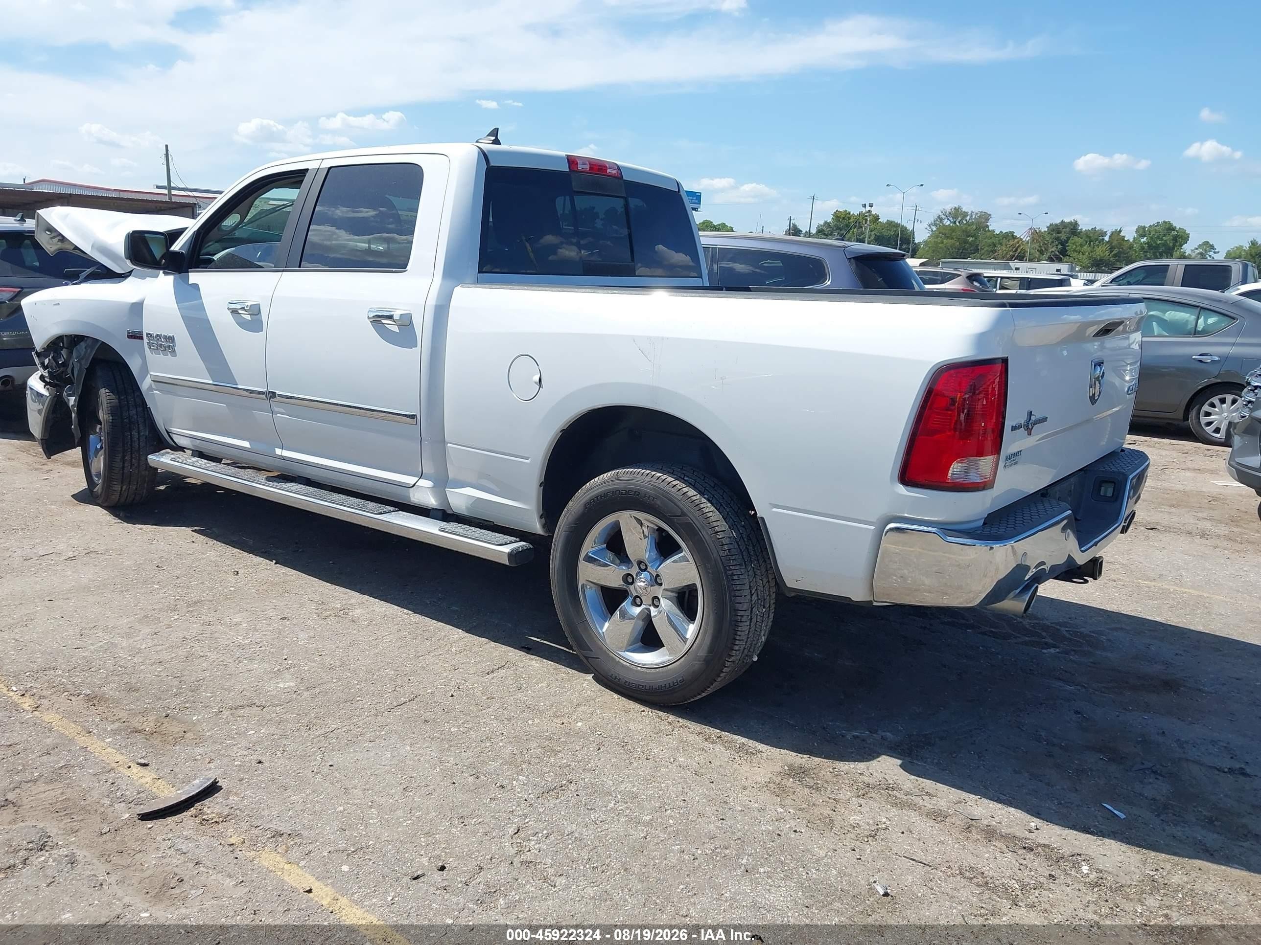 2015 Ram 1500 Lone Star White vin: 1C6RR7TT8FS696932