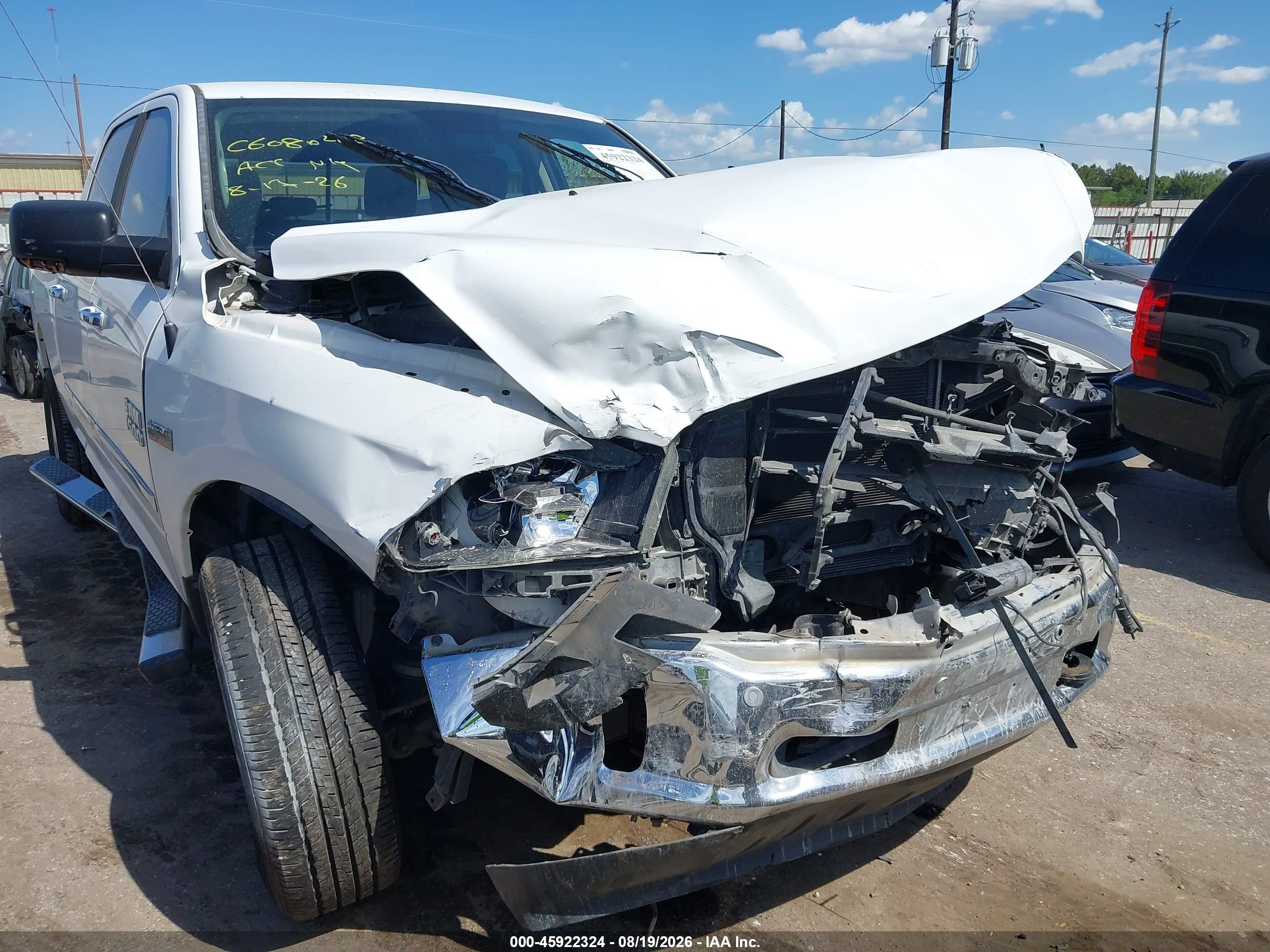 2015 Ram 1500 Lone Star White vin: 1C6RR7TT8FS696932