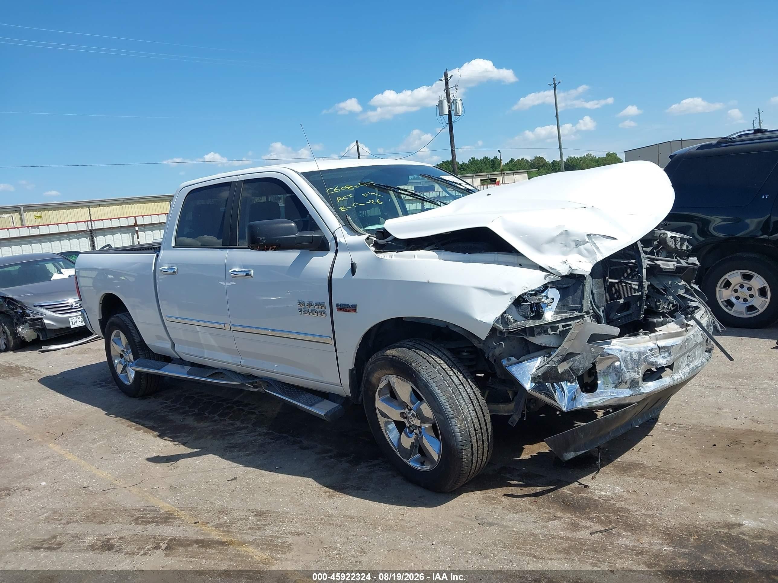 2015 Ram 1500 Lone Star White vin: 1C6RR7TT8FS696932