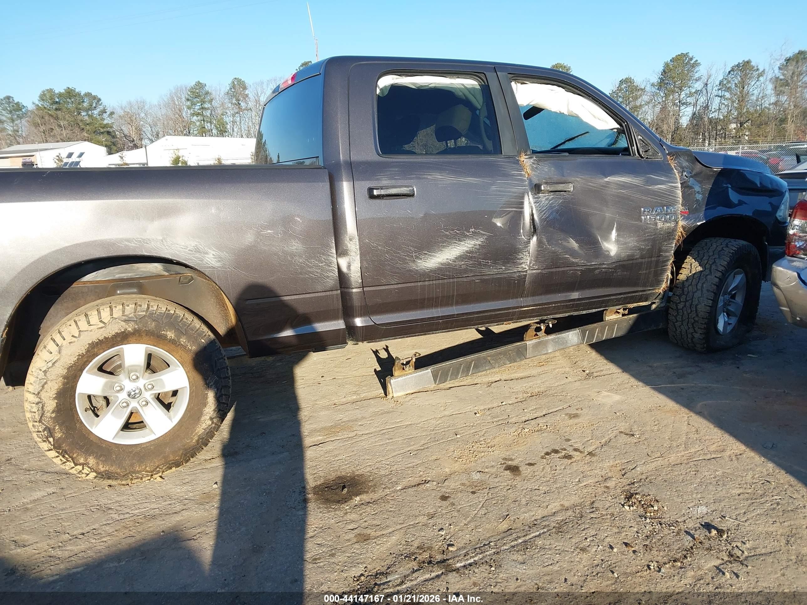 2021 Ram 1500 Classic Slt  4x4 6'4 Box Gray vin: 1C6RR7TT8MS517012