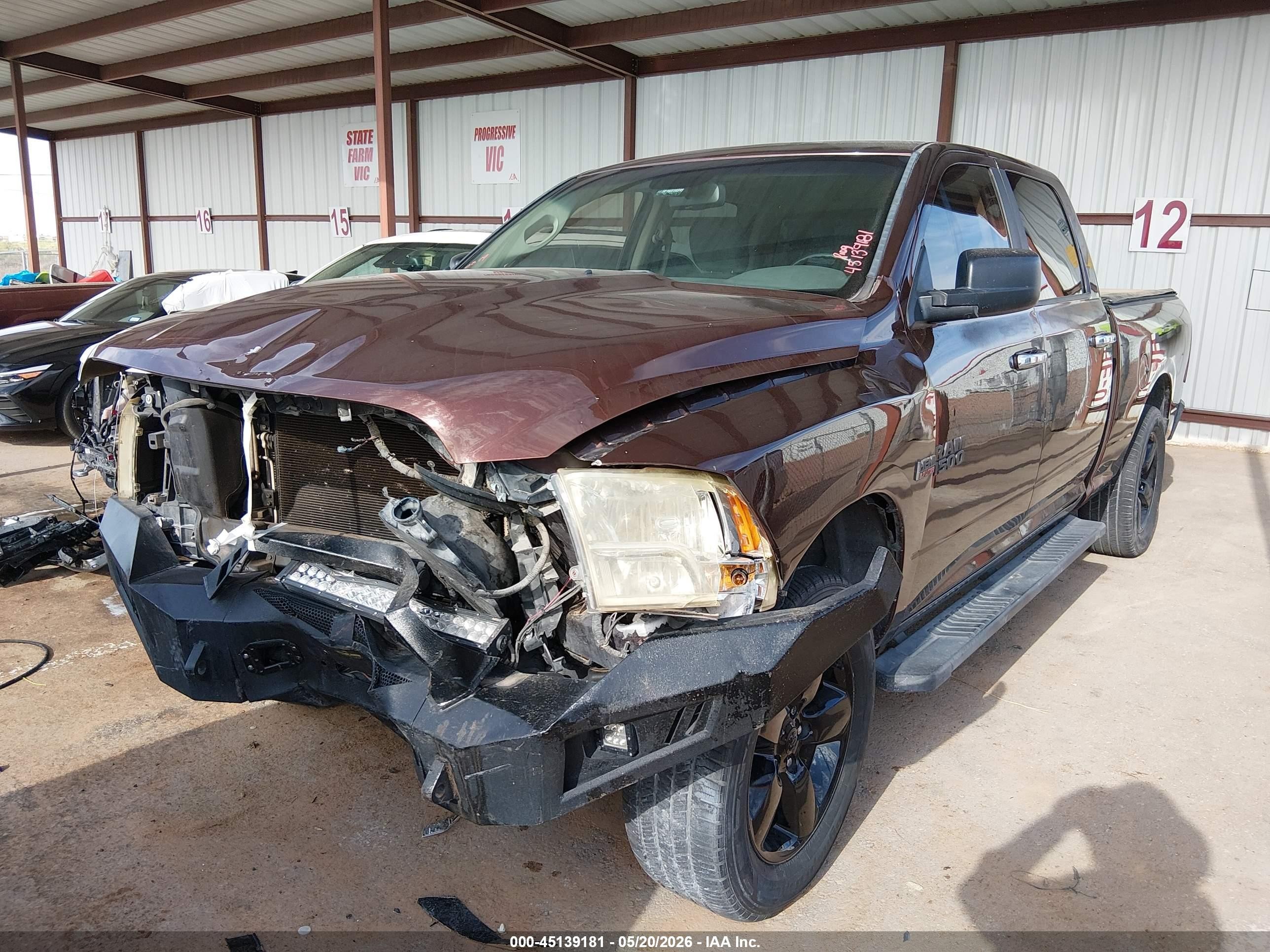 2013 Ram 1500 Lone Star Коричневый vin: 1C6RR7TT9DS662866
