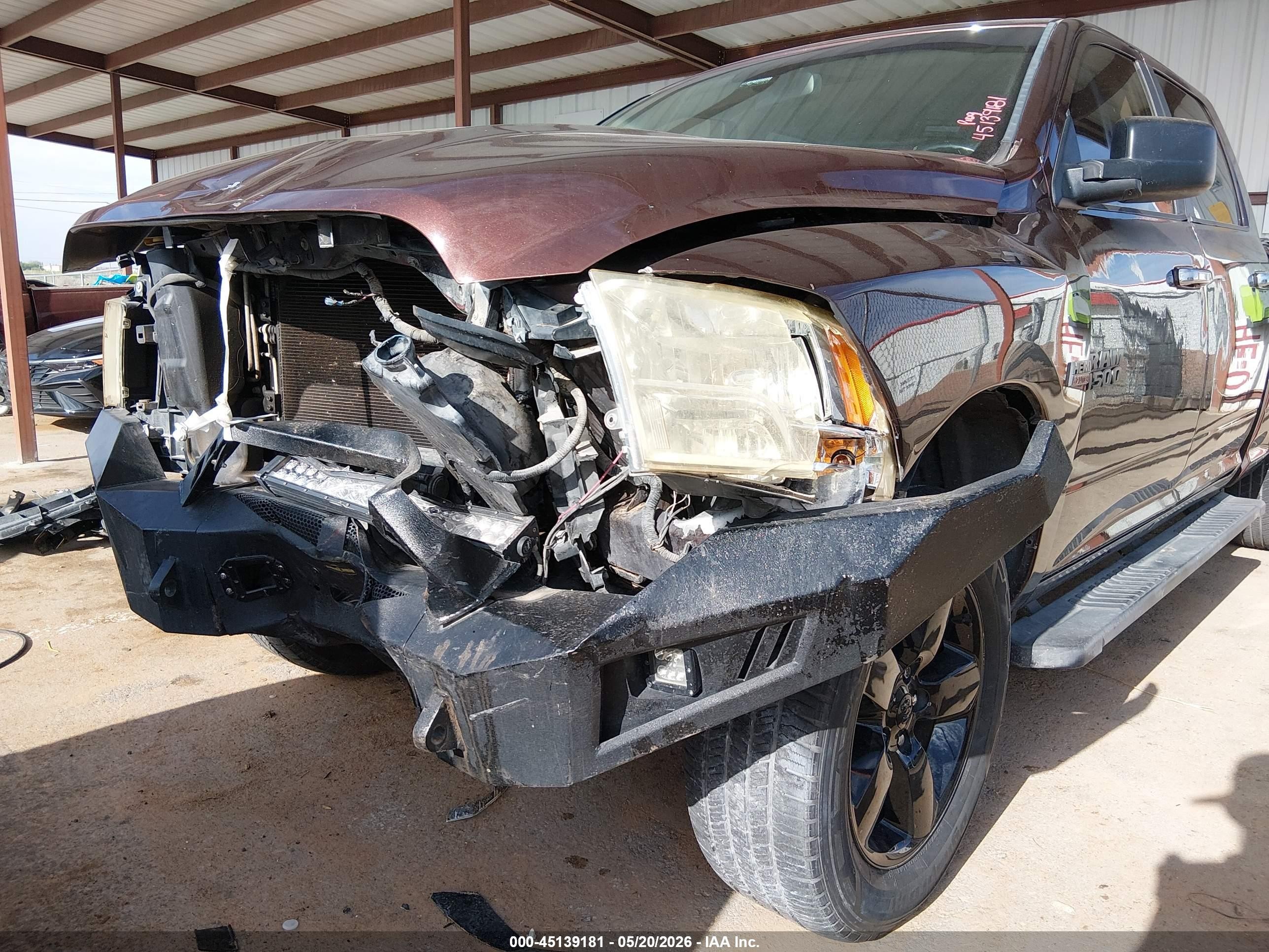 2013 Ram 1500 Lone Star Коричневый vin: 1C6RR7TT9DS662866