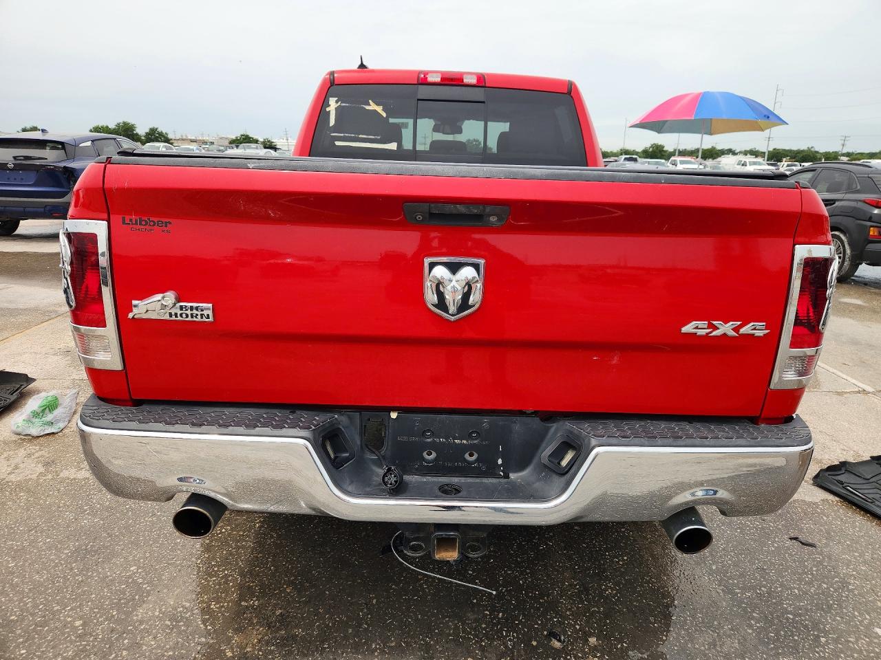 2013 Ram 1500 Slt Красный vin: 1C6RR7TTXDS662259