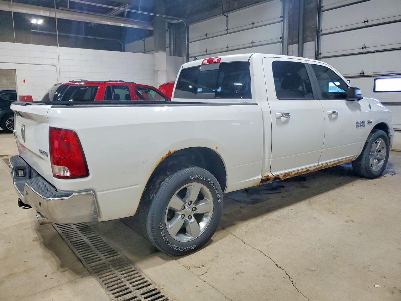 2013 Ram 1500 Slt White vin: 1C6RR7TTXDS662603
