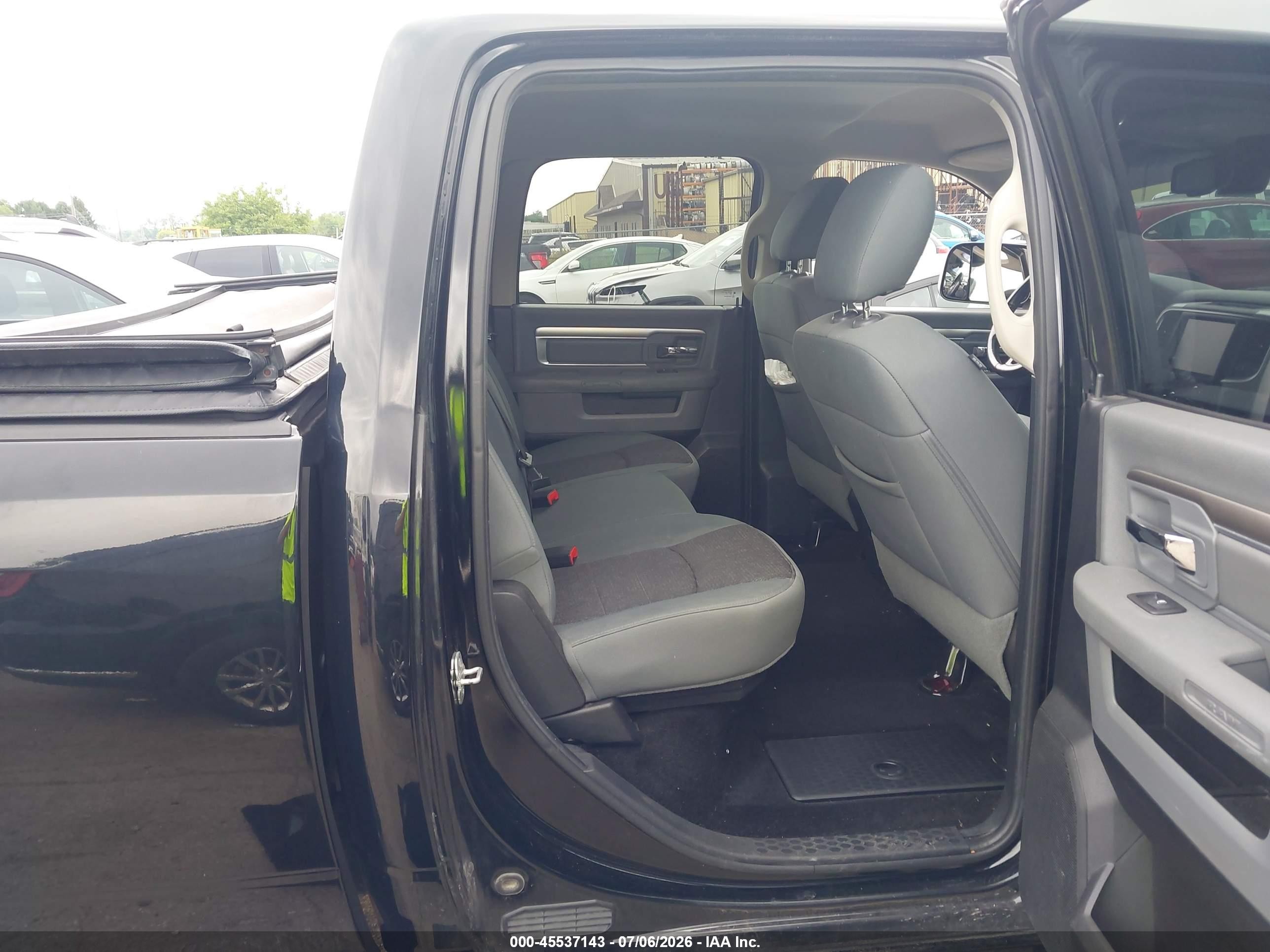 2014 Ram 1500 Big Horn Black vin: 1C6RR7TTXES322241