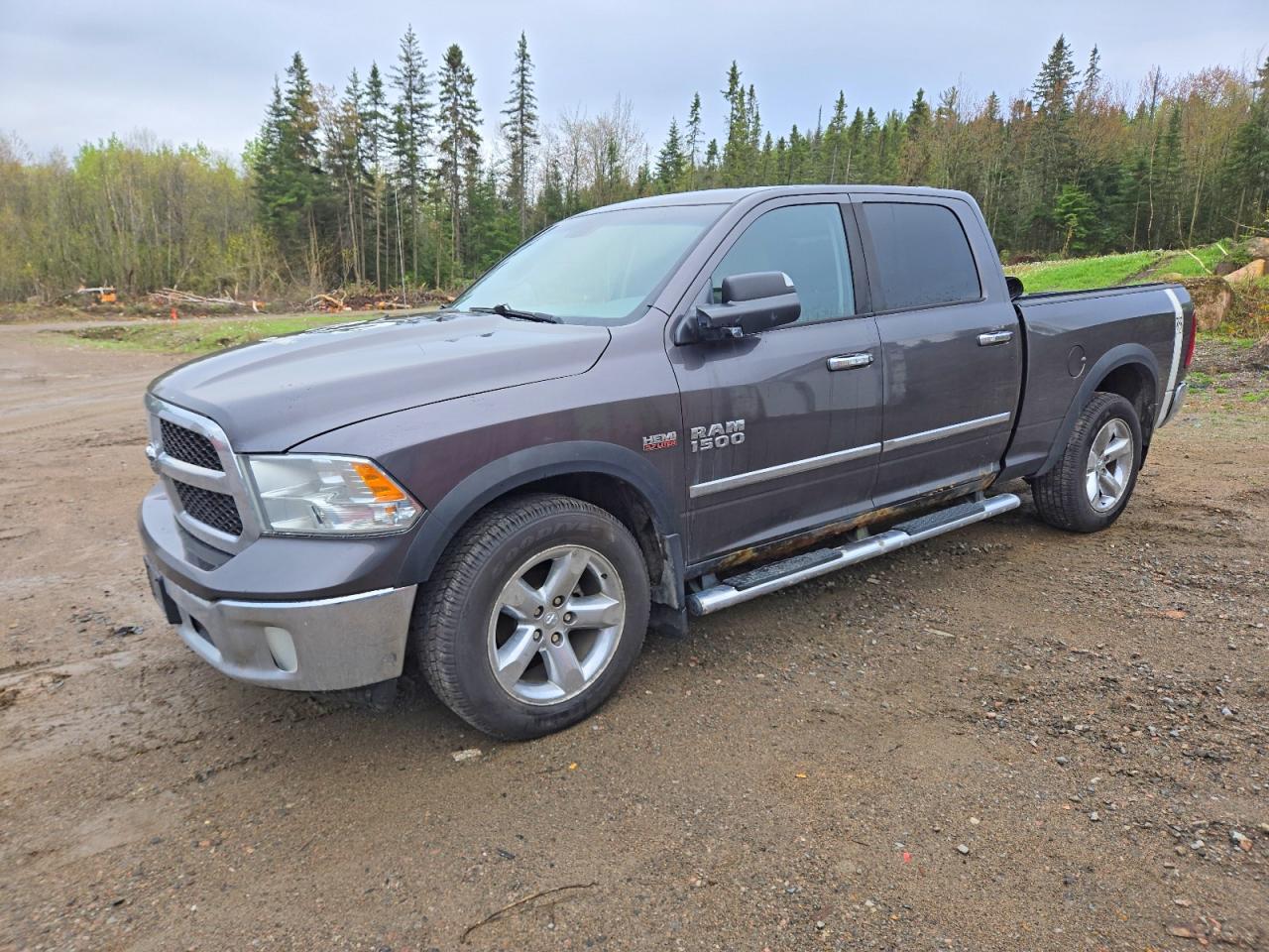 2014 Ram 1500 Slt Серый vin: 1C6RR7TTXES474973