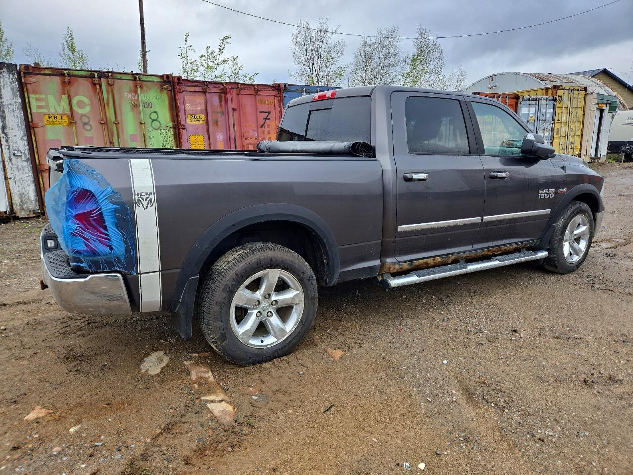 2014 Ram 1500 Slt Gray vin: 1C6RR7TTXES474973