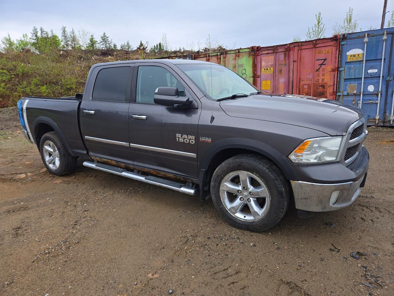 2014 Ram 1500 Slt Gray vin: 1C6RR7TTXES474973