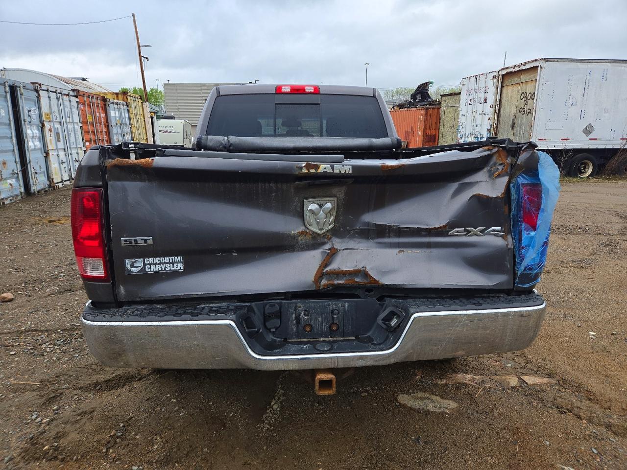 2014 Ram 1500 Slt Gray vin: 1C6RR7TTXES474973