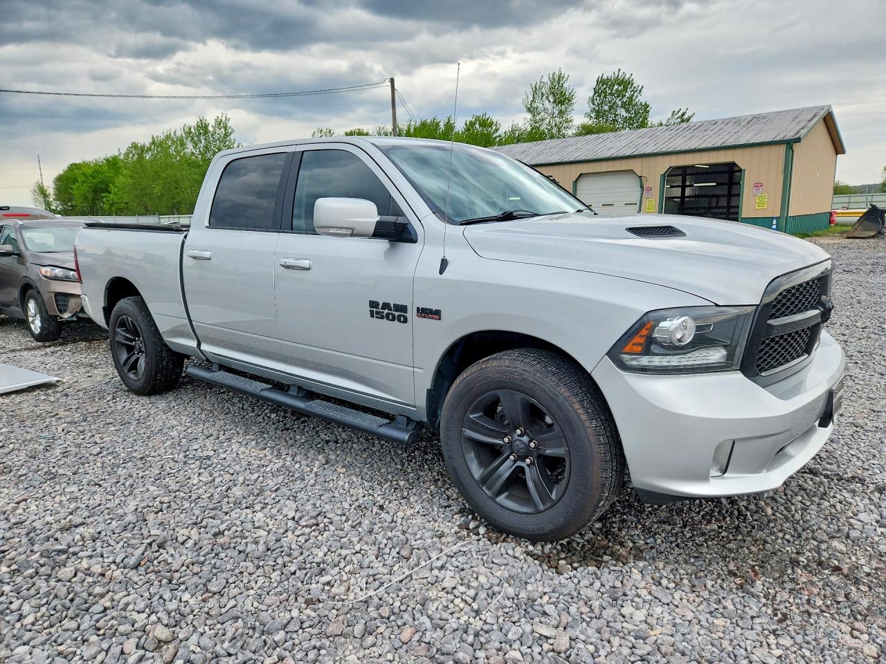 2017 Ram 1500 Sport Silver vin: 1C6RR7UT0HS648388