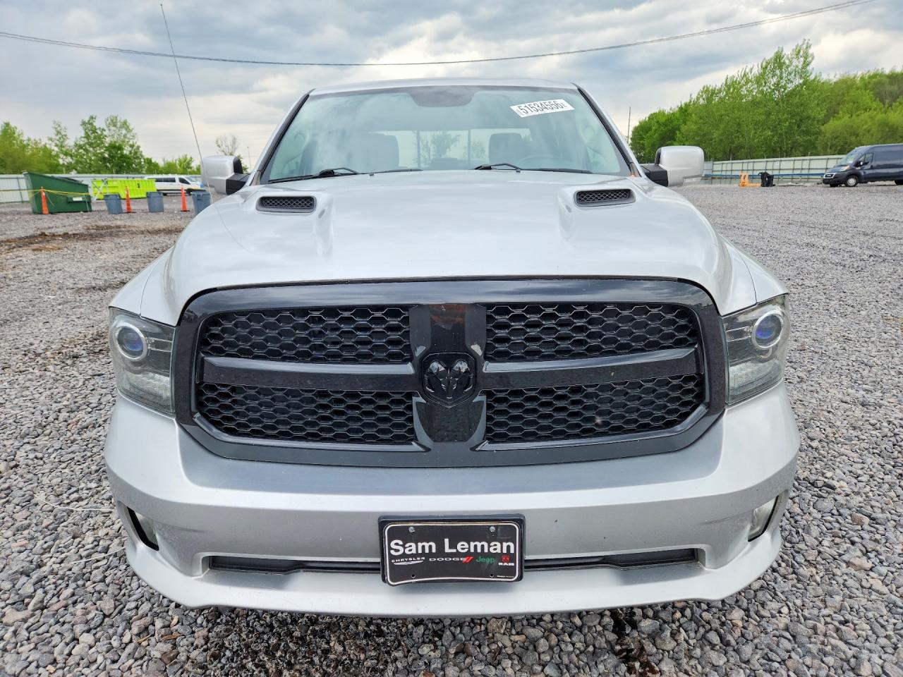 2017 Ram 1500 Sport Silver vin: 1C6RR7UT0HS648388