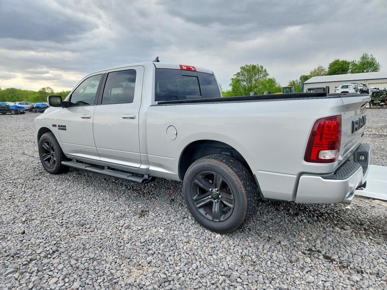 2017 Ram 1500 Sport Silver vin: 1C6RR7UT0HS648388