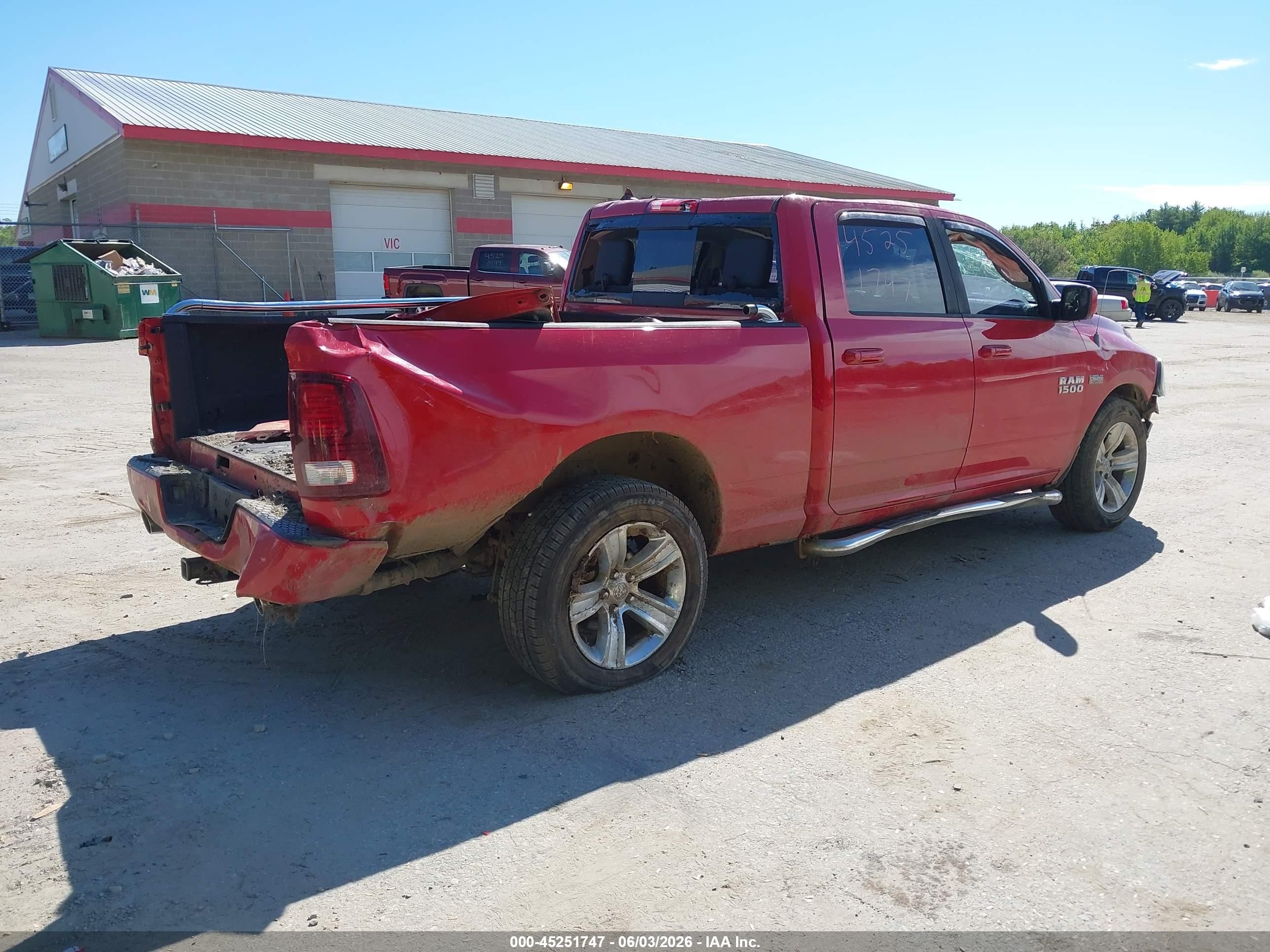 2013 Ram 1500 Sport Красный vin: 1C6RR7UT2DS662870