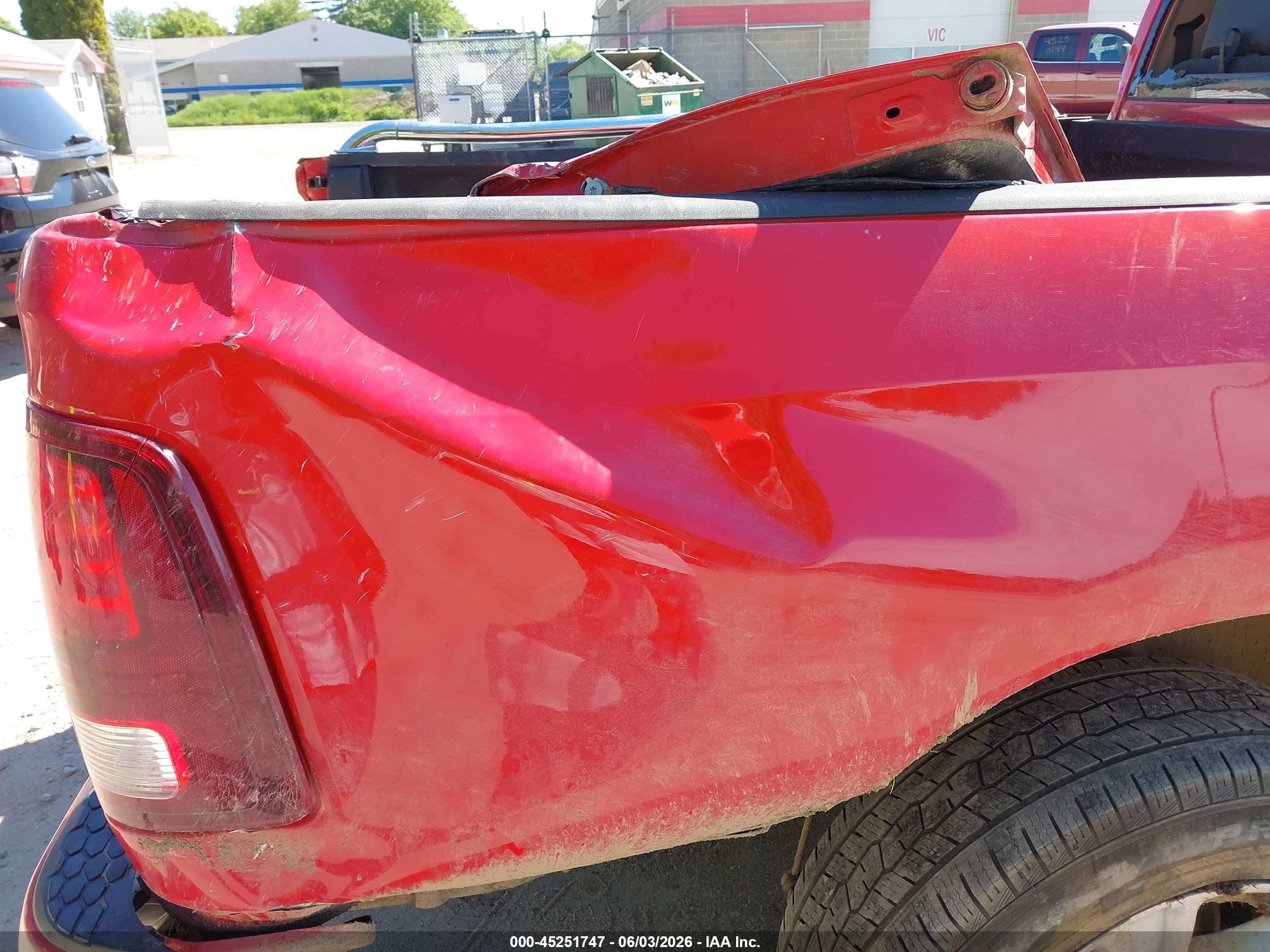 2013 Ram 1500 Sport Красный vin: 1C6RR7UT2DS662870
