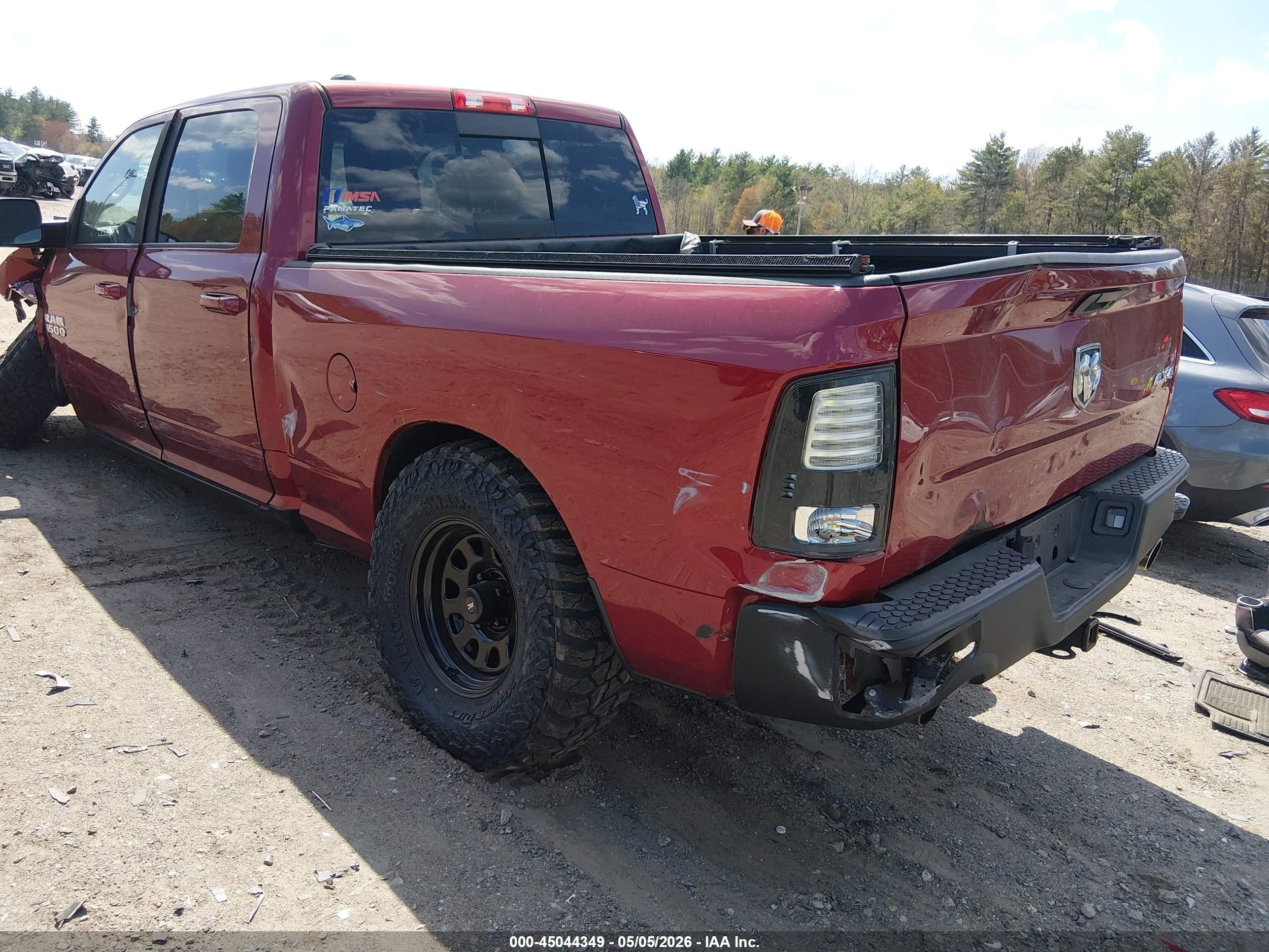 2015 Ram 1500 Sport Бордовый vin: 1C6RR7UT2FS571276
