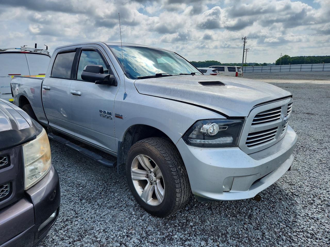2013 Ram 1500 Sport Silver vin: 1C6RR7UT3DS663526