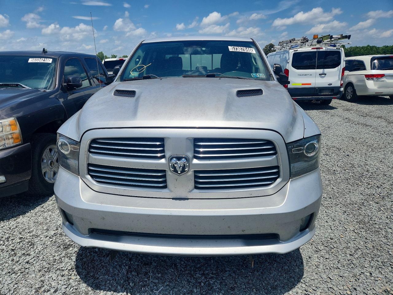2013 Ram 1500 Sport Silver vin: 1C6RR7UT3DS663526