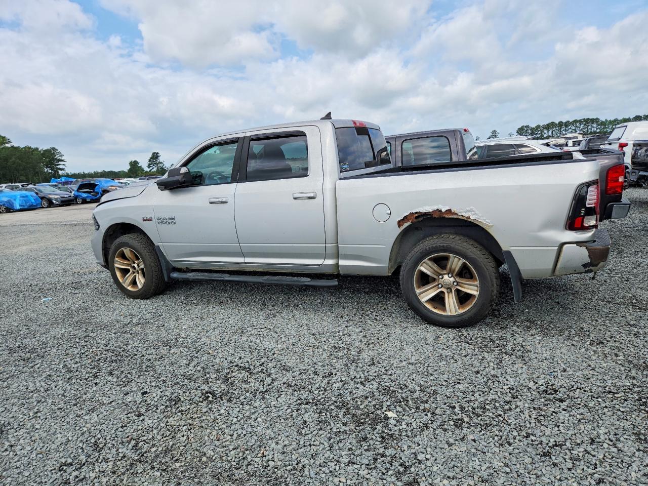 2013 Ram 1500 Sport Silver vin: 1C6RR7UT3DS663526