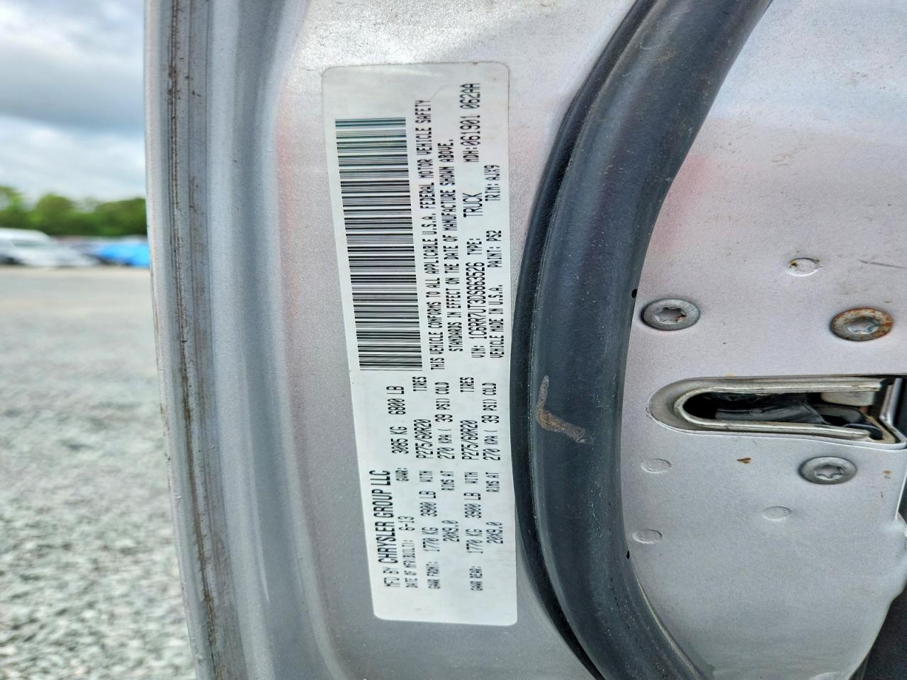 2013 Ram 1500 Sport Silver vin: 1C6RR7UT3DS663526