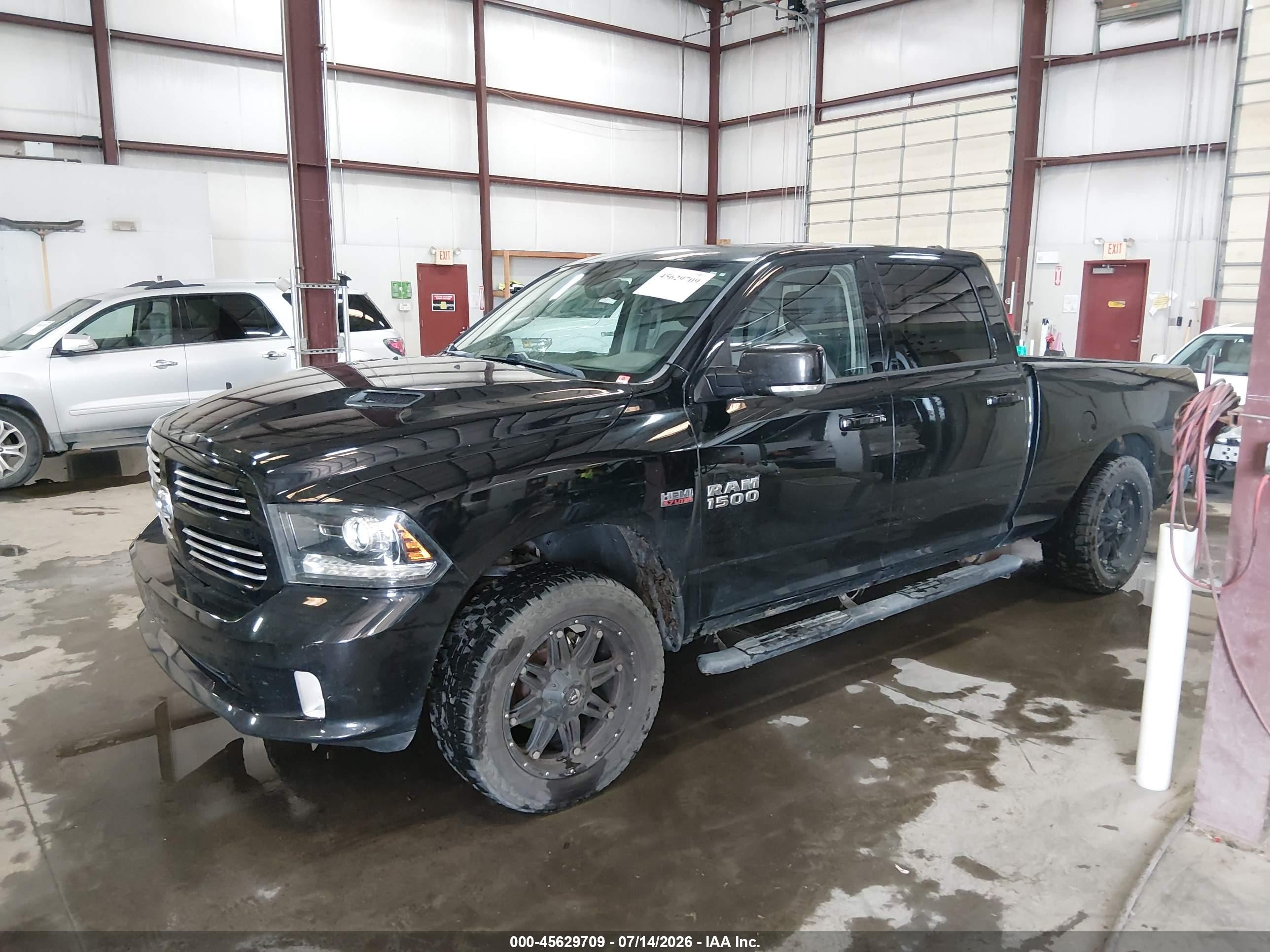 2015 Ram 1500 Sport Black vin: 1C6RR7UT3FS504380