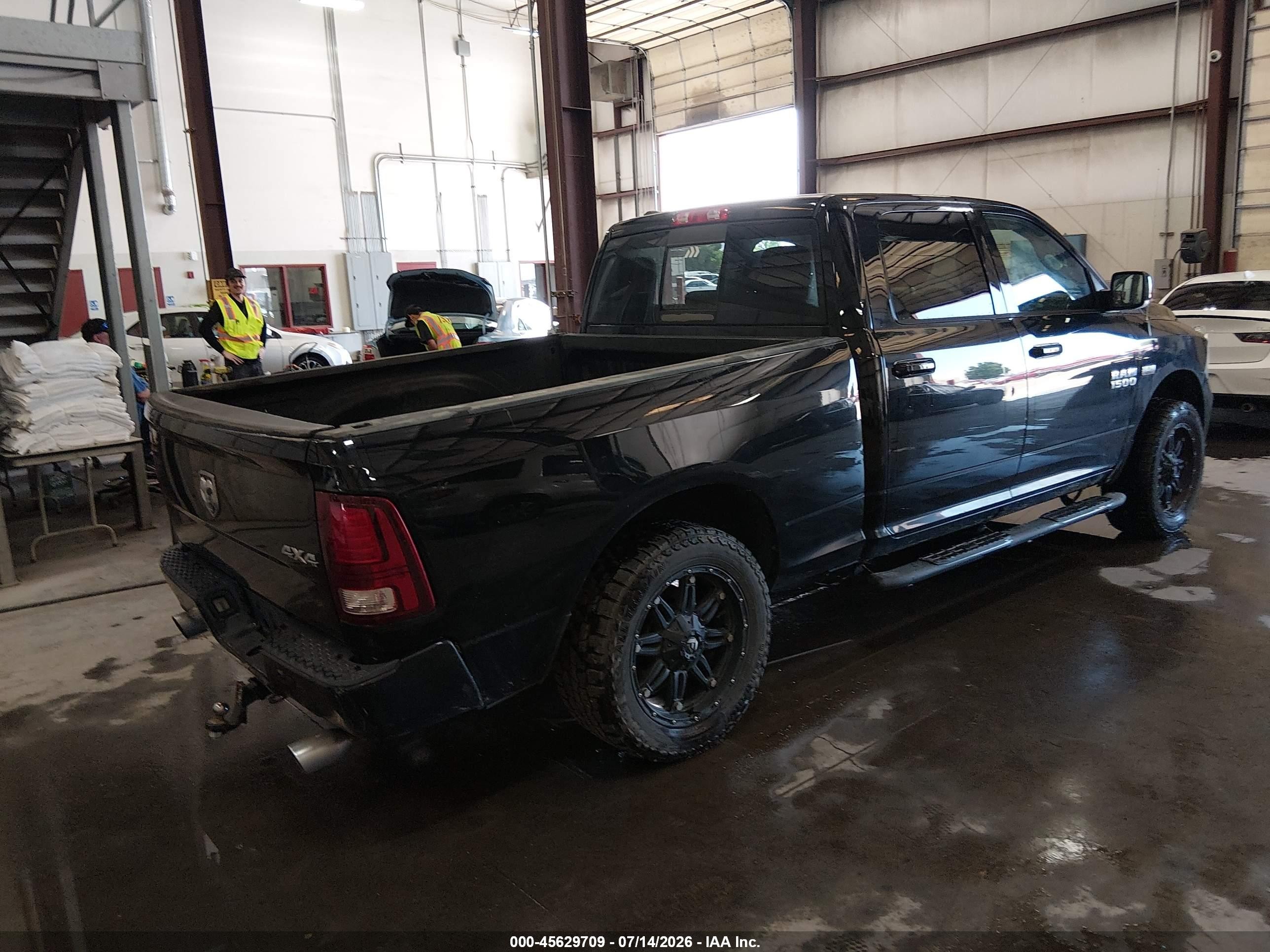 2015 Ram 1500 Sport Black vin: 1C6RR7UT3FS504380