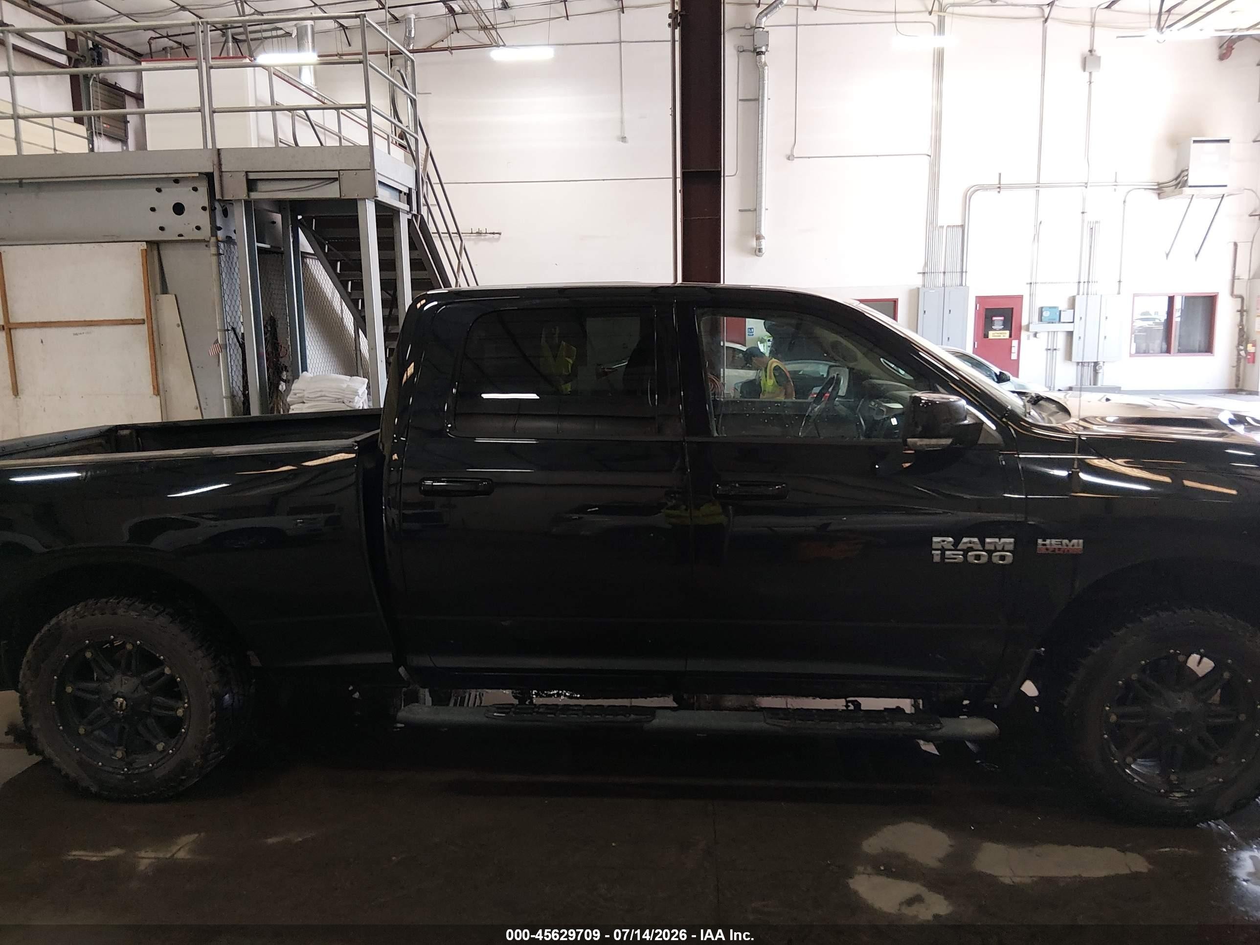 2015 Ram 1500 Sport Black vin: 1C6RR7UT3FS504380
